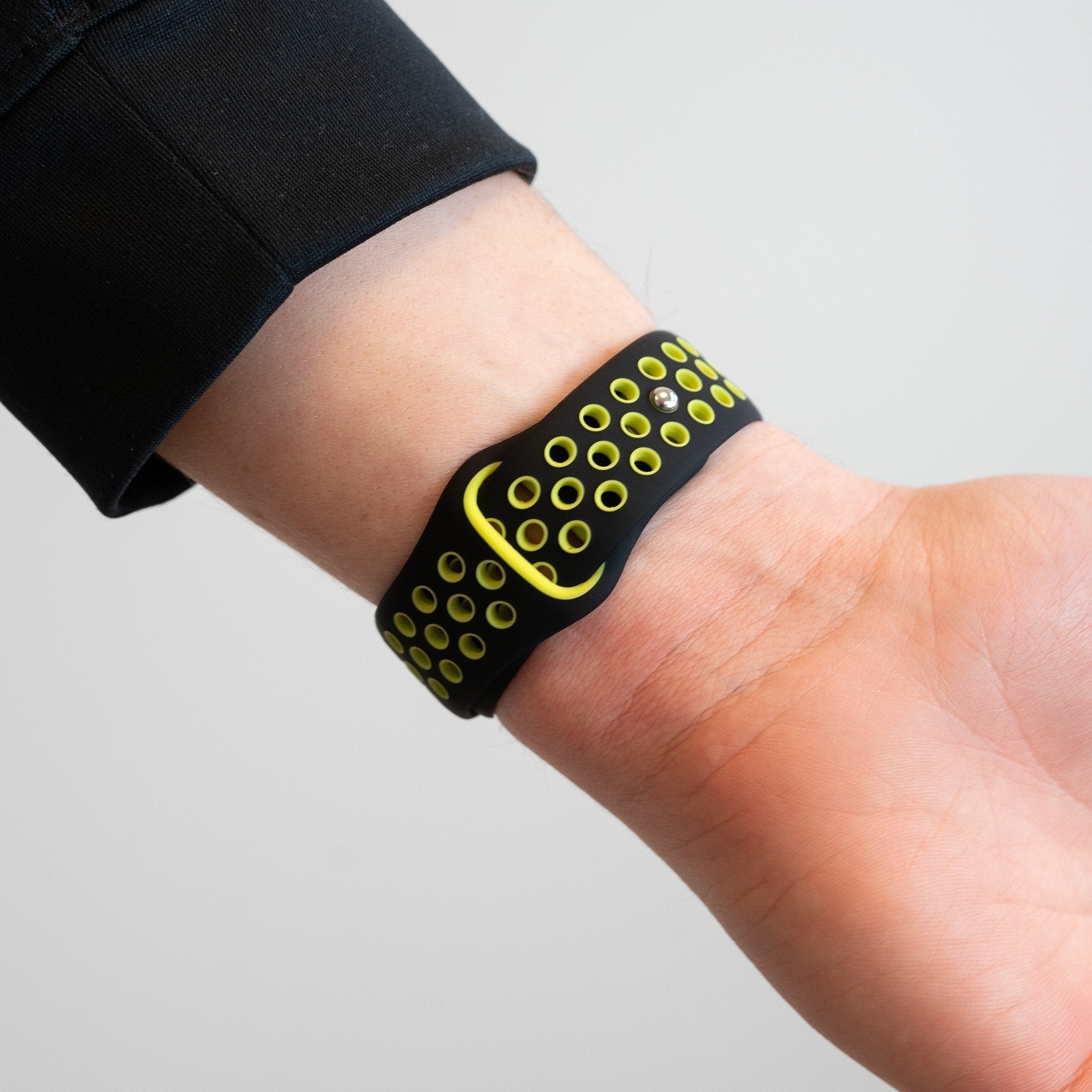 Bandz Coros Pace 3 Sport Strap 'Deluxe' (Black/Yellow)