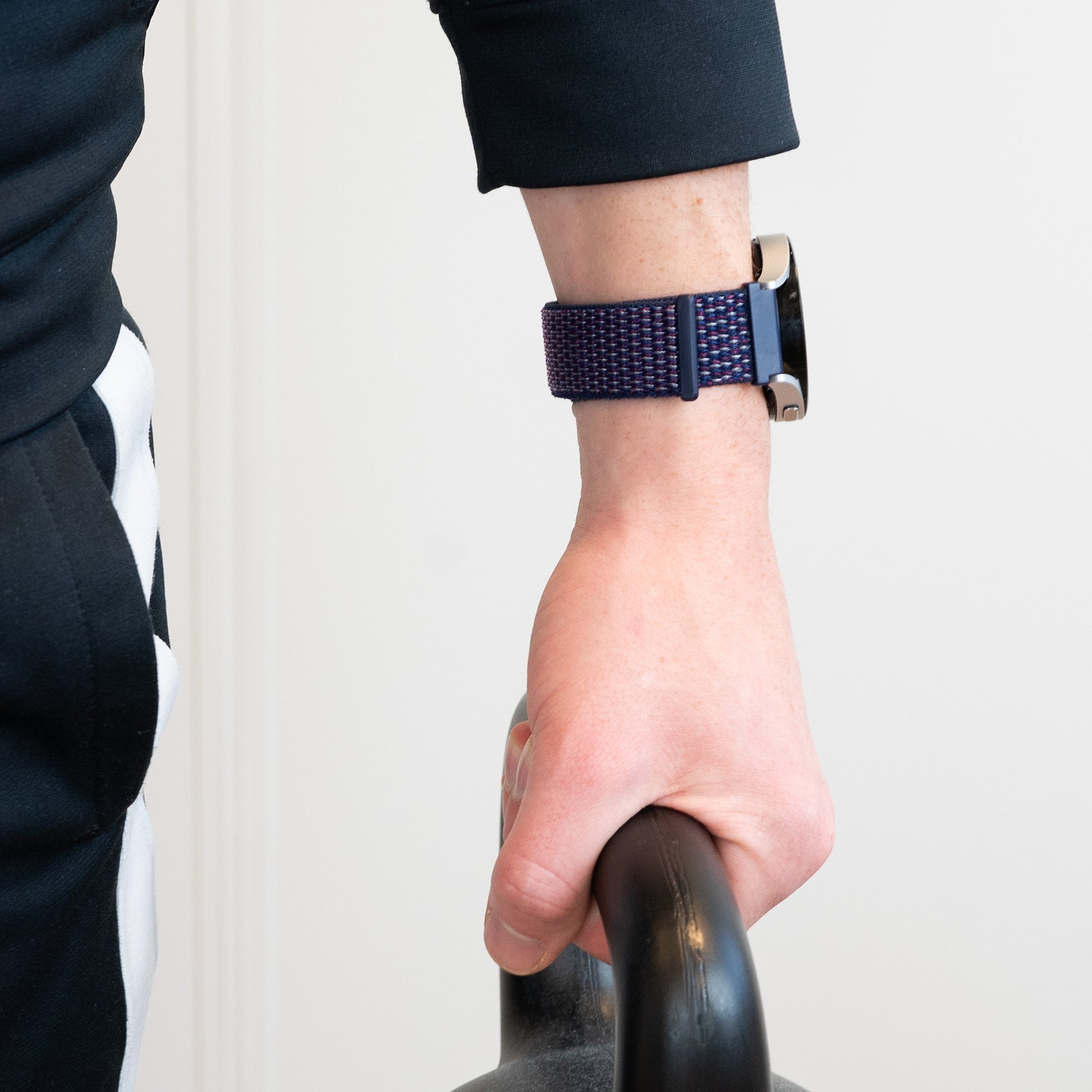 Bandz Garmin Venu Nylon Loop Armband (Indigo Blau)