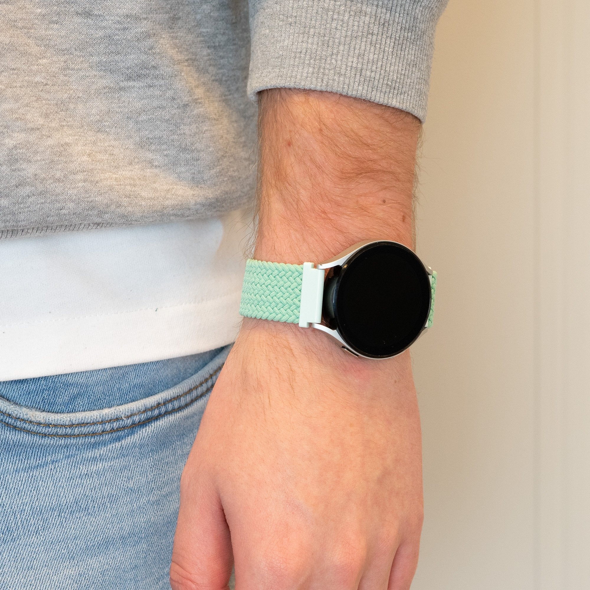 Bandz Garmin Approach S50 Woven Nylon Strap (Turquoise)