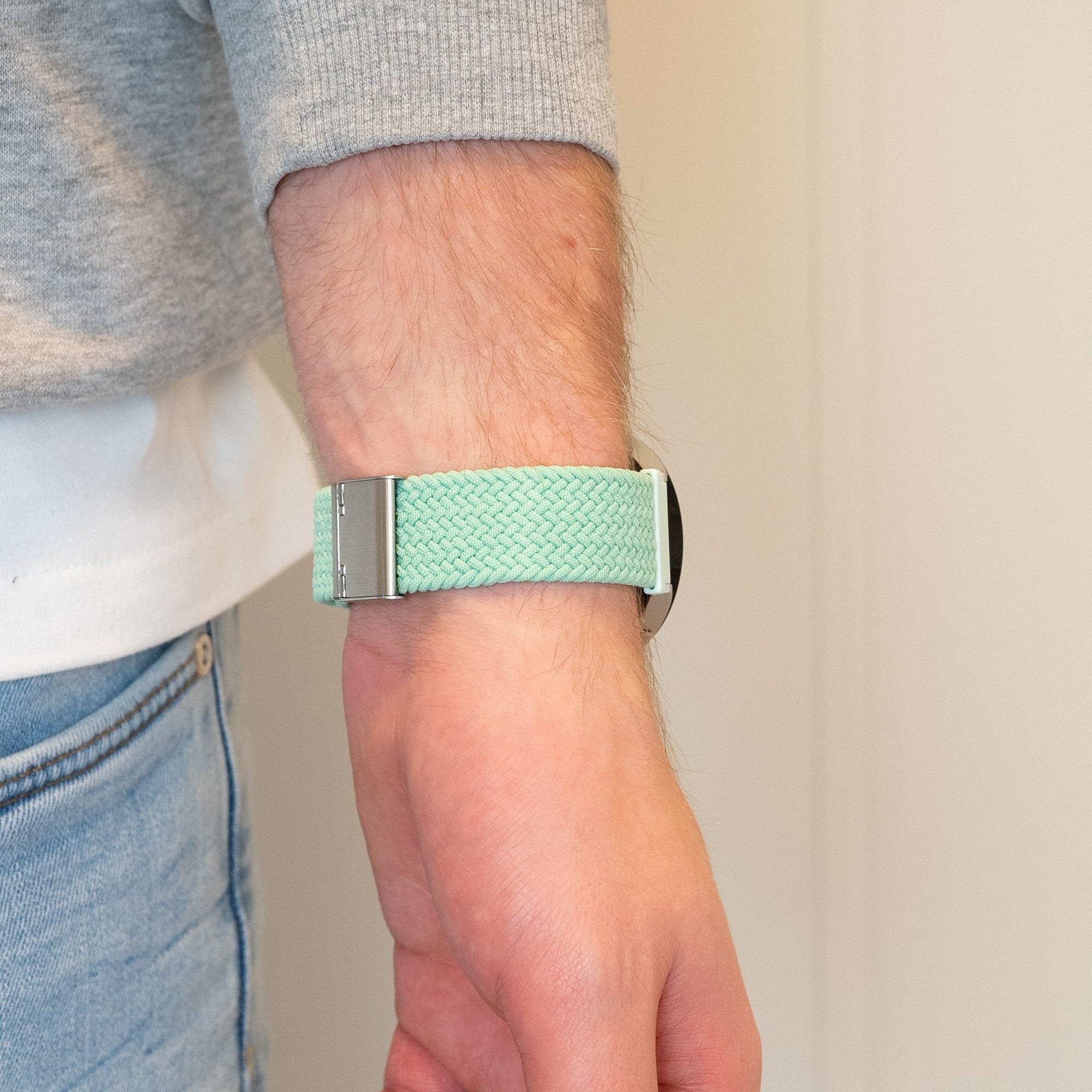 Bandz Coros Apex 42mm Woven Nylon Strap (Turquoise)