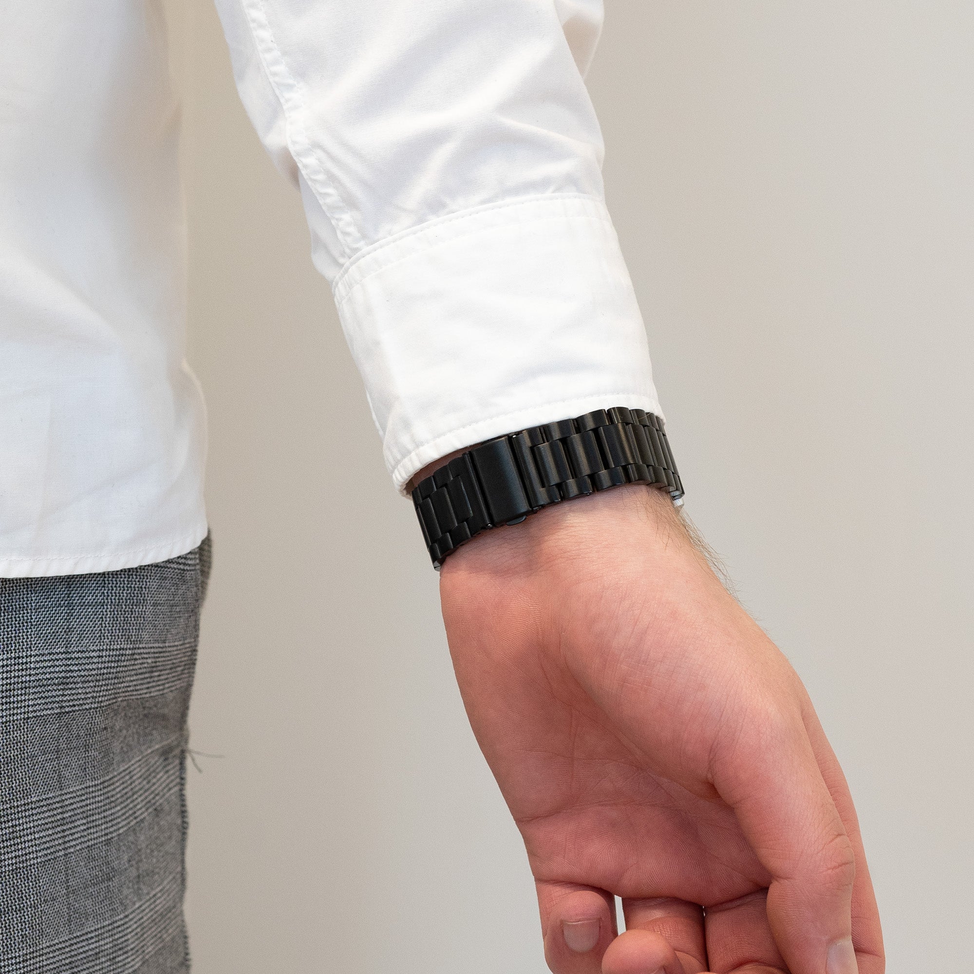 Bandz Correa acero 'Clásico' OnePlus Watch 3 (negro)