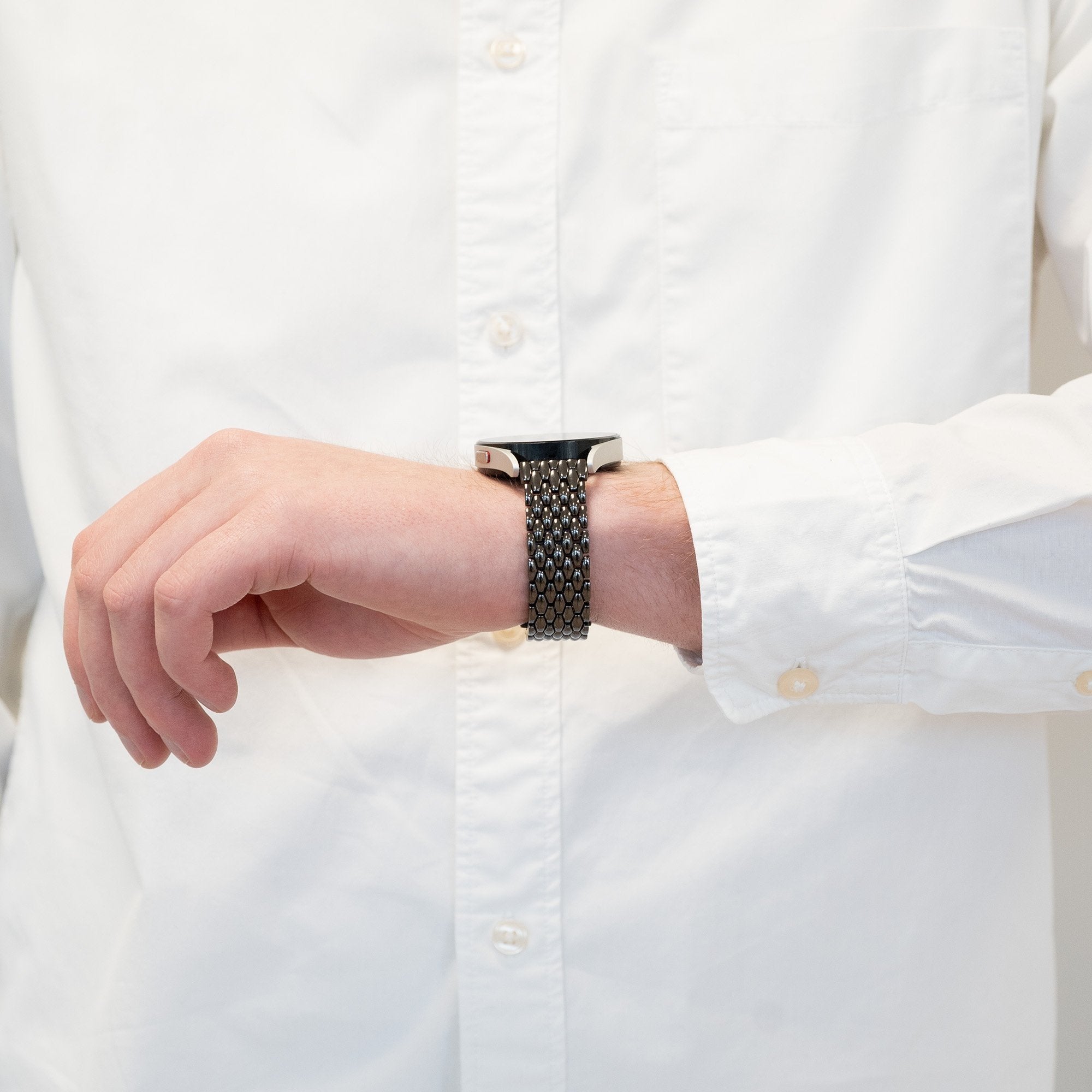 Bandz Correa acero 'Dragón' Redmi Watch 5 Lite (negro)