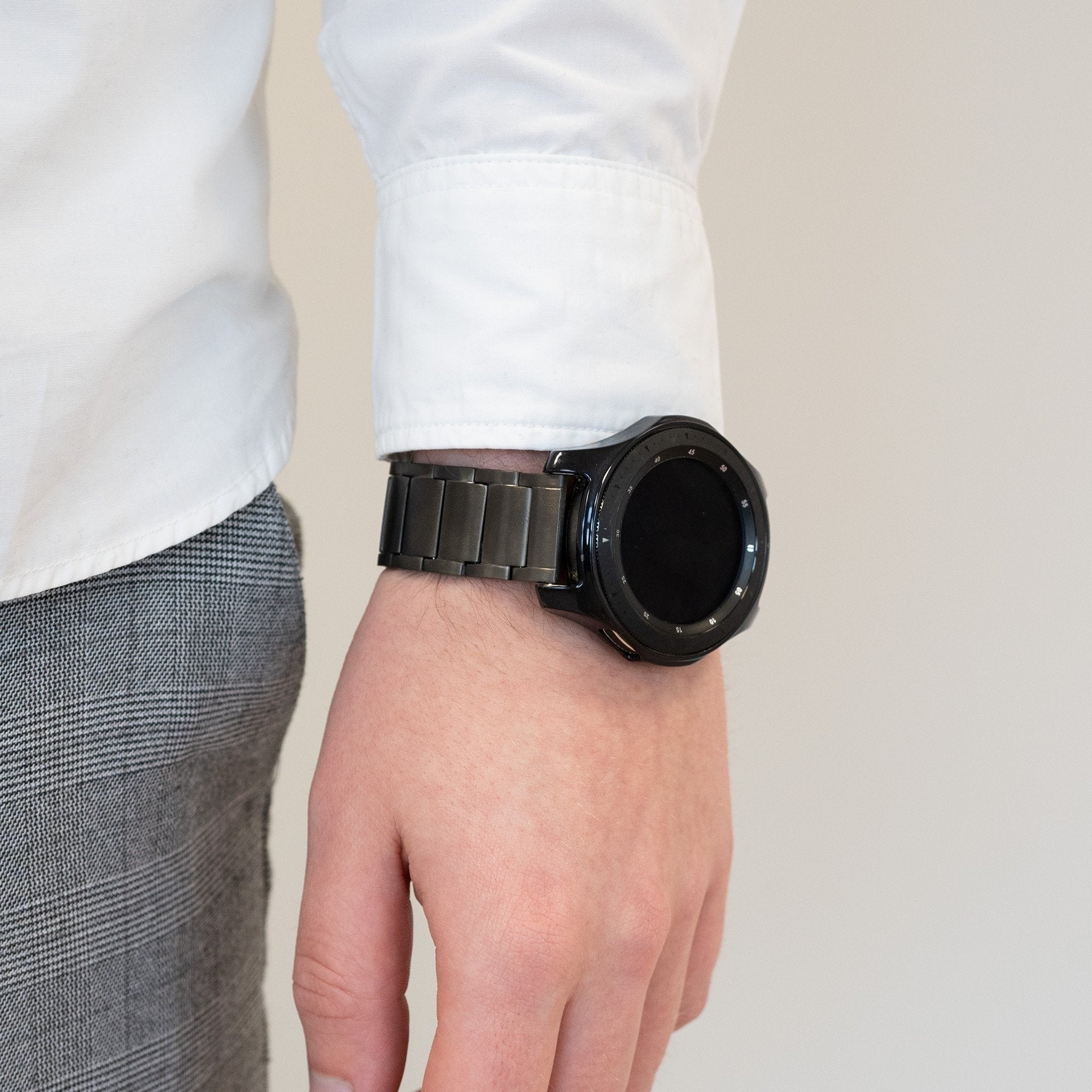 Bandz Coros Apex 46mm Titanium Link Strap (Graphite)