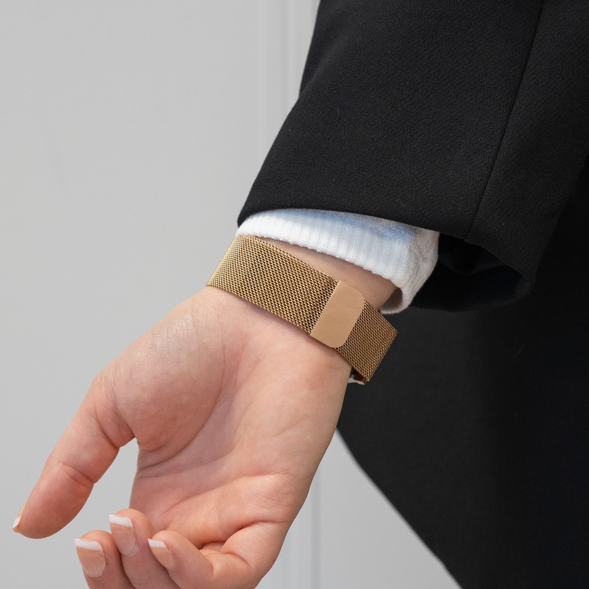 Bandz Samsung Galaxy Watch 5 - 40mm Milanese Loop Strap (Champagne)