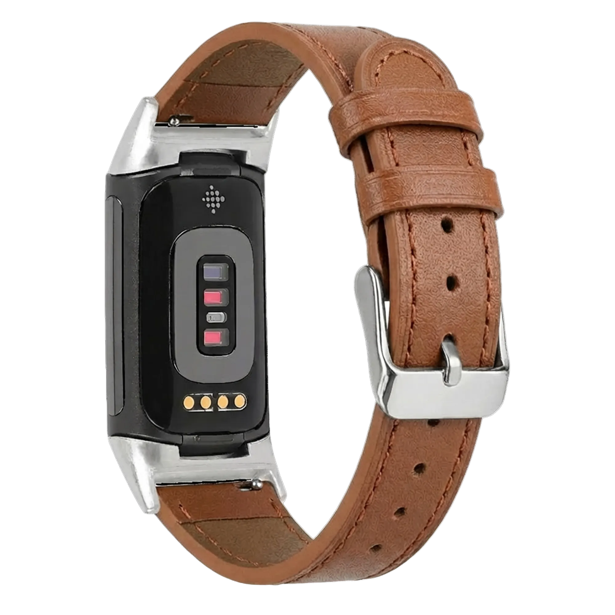 Fitbit Charge 6 Leder Armband (Braun)