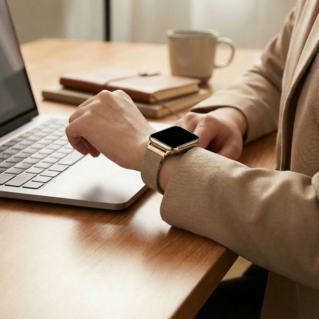 Redmi Watch 6 Milanese Strap (Champagne)