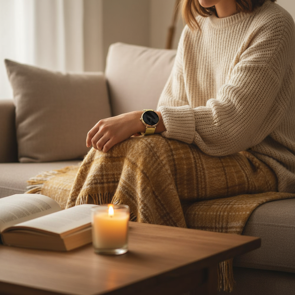 Bandz Garmin Lily 2 Milanese Loop Armband (Gold)