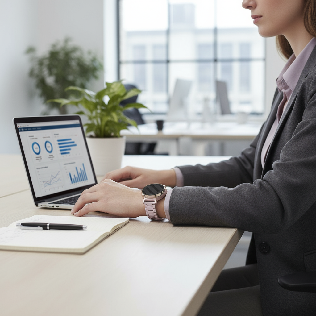 Garmin Lily 2 Stahlarmband (Rosa)