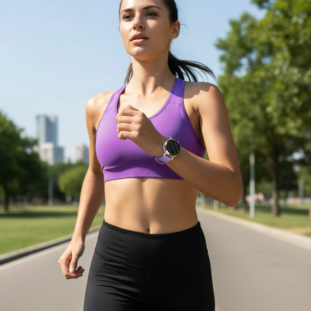 Garmin Lily 2 Silikonarmband (Hellviolett)