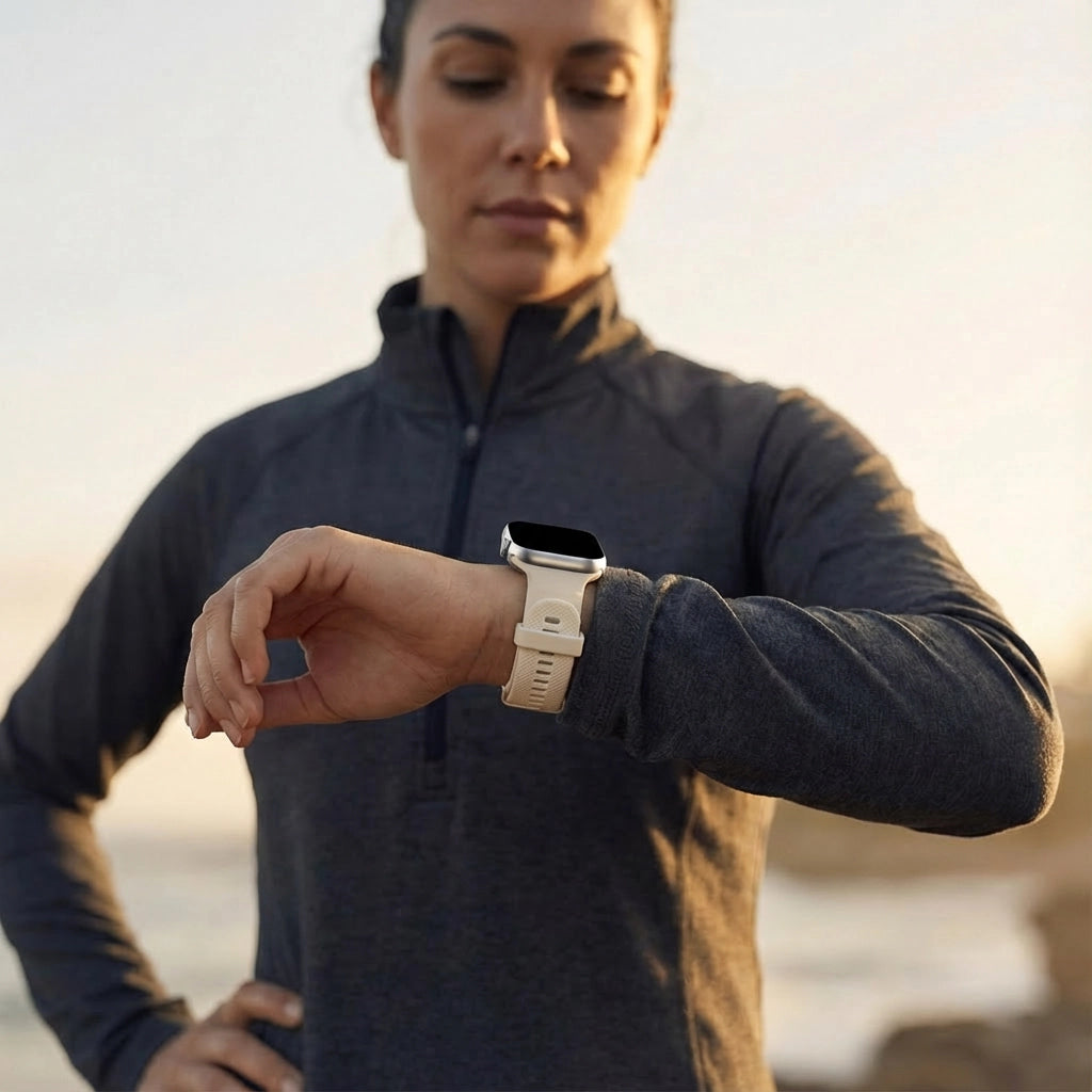 Bandz Apple Watch Ultra Silicone Strap 'Outdoor' (Starlight)