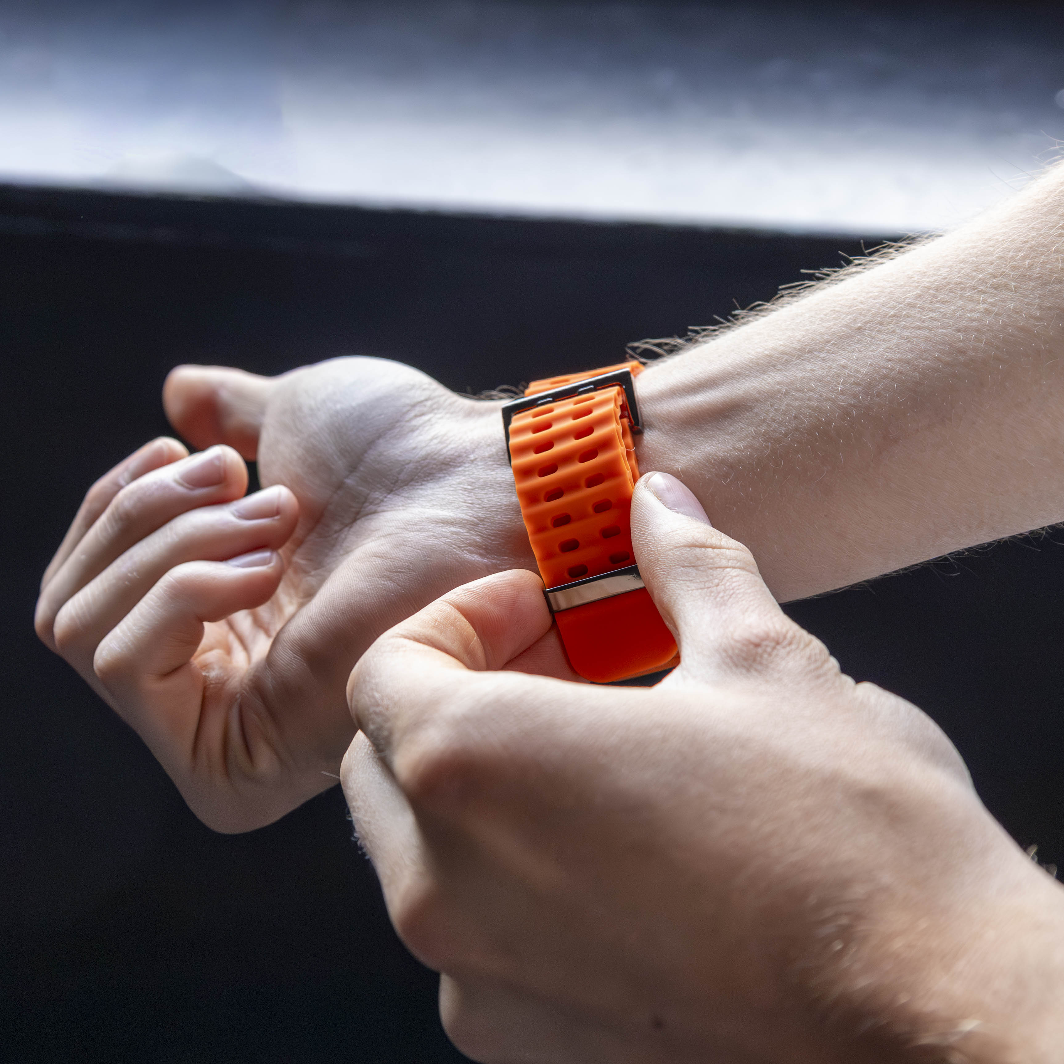 Samsung Galaxy Watch Ultra 2 Ocean bandje (oranje)