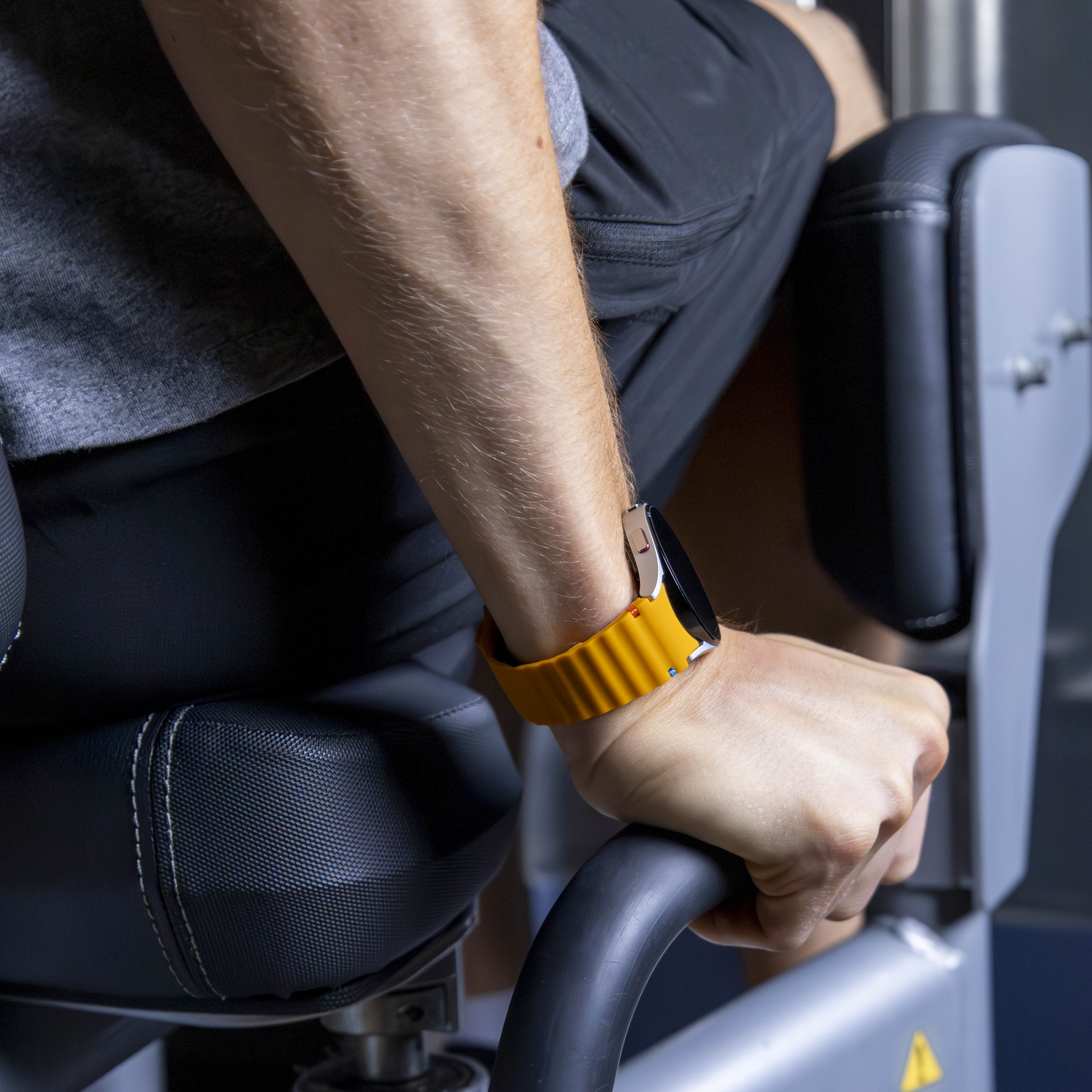 Samsung Galaxy Watch 4 40mm Wave Armband (Gelb)