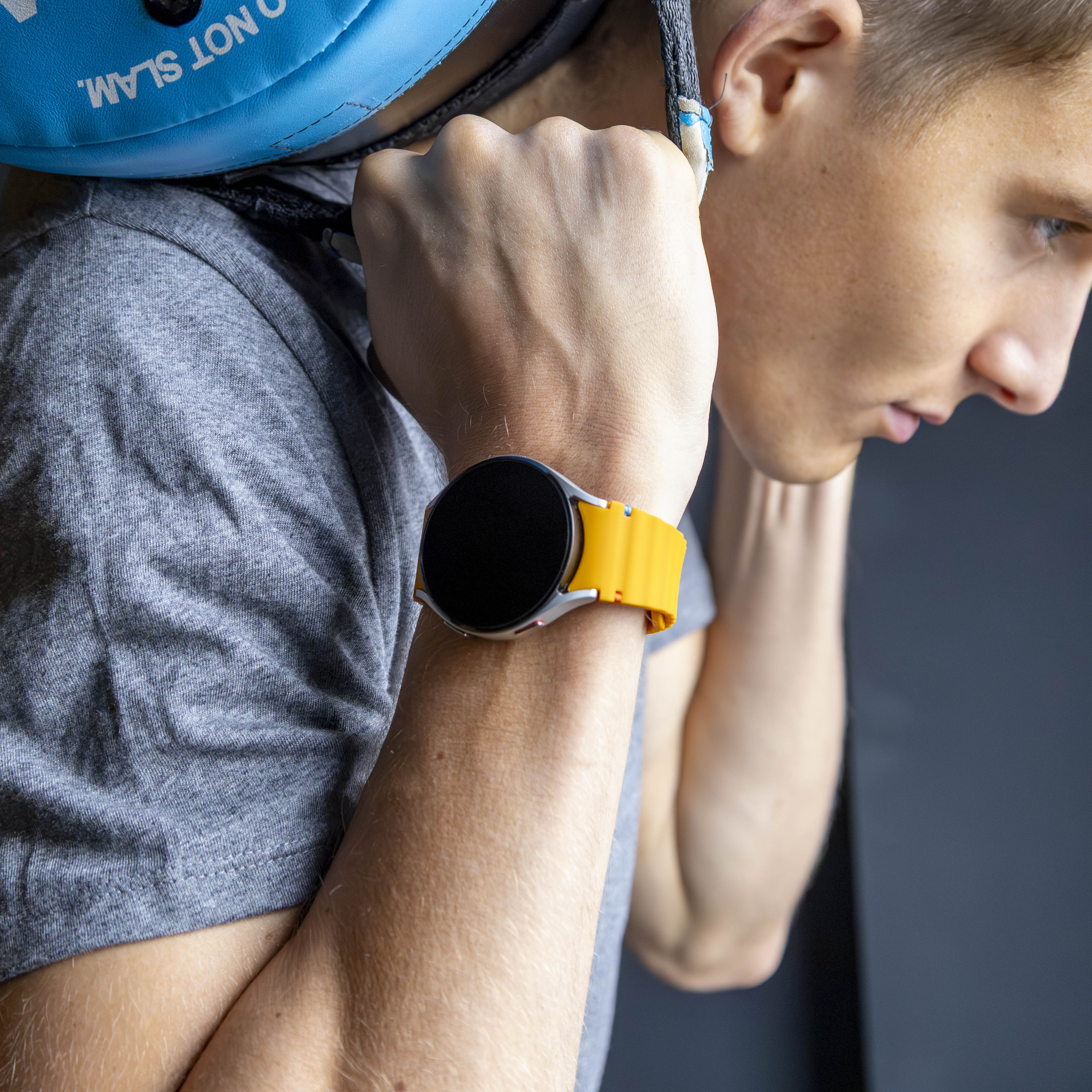 Samsung Galaxy Watch 4 40mm Wave Armband (Gelb)