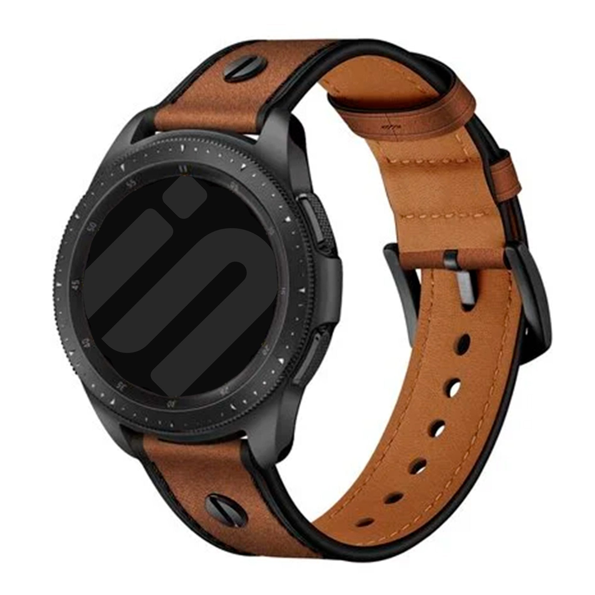 Suunto Vertical 2 Lederarmband mit Schraube (Dunkel Braun)