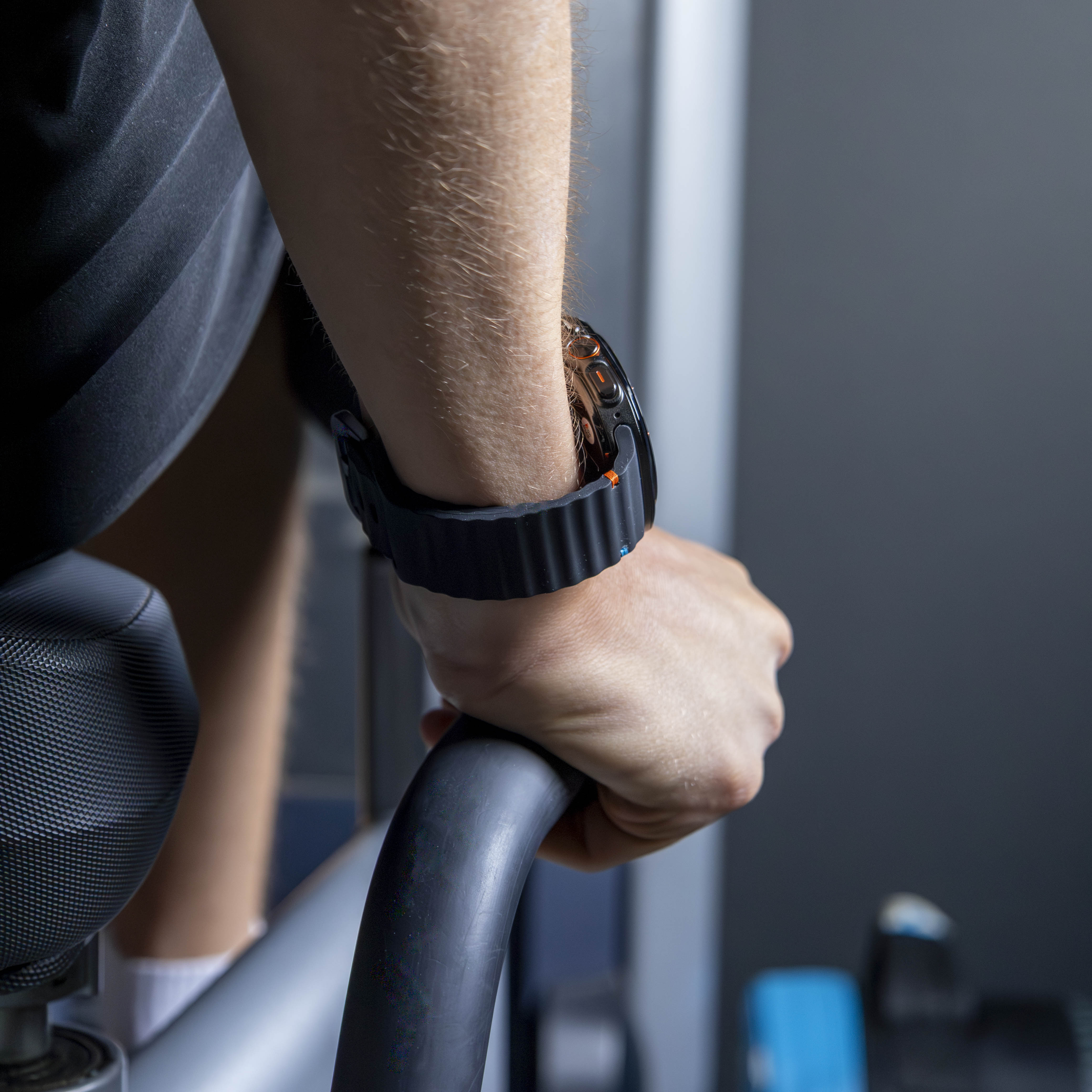 Samsung Galaxy Watch Ultra Wave Silikonarmband (Schwarz)