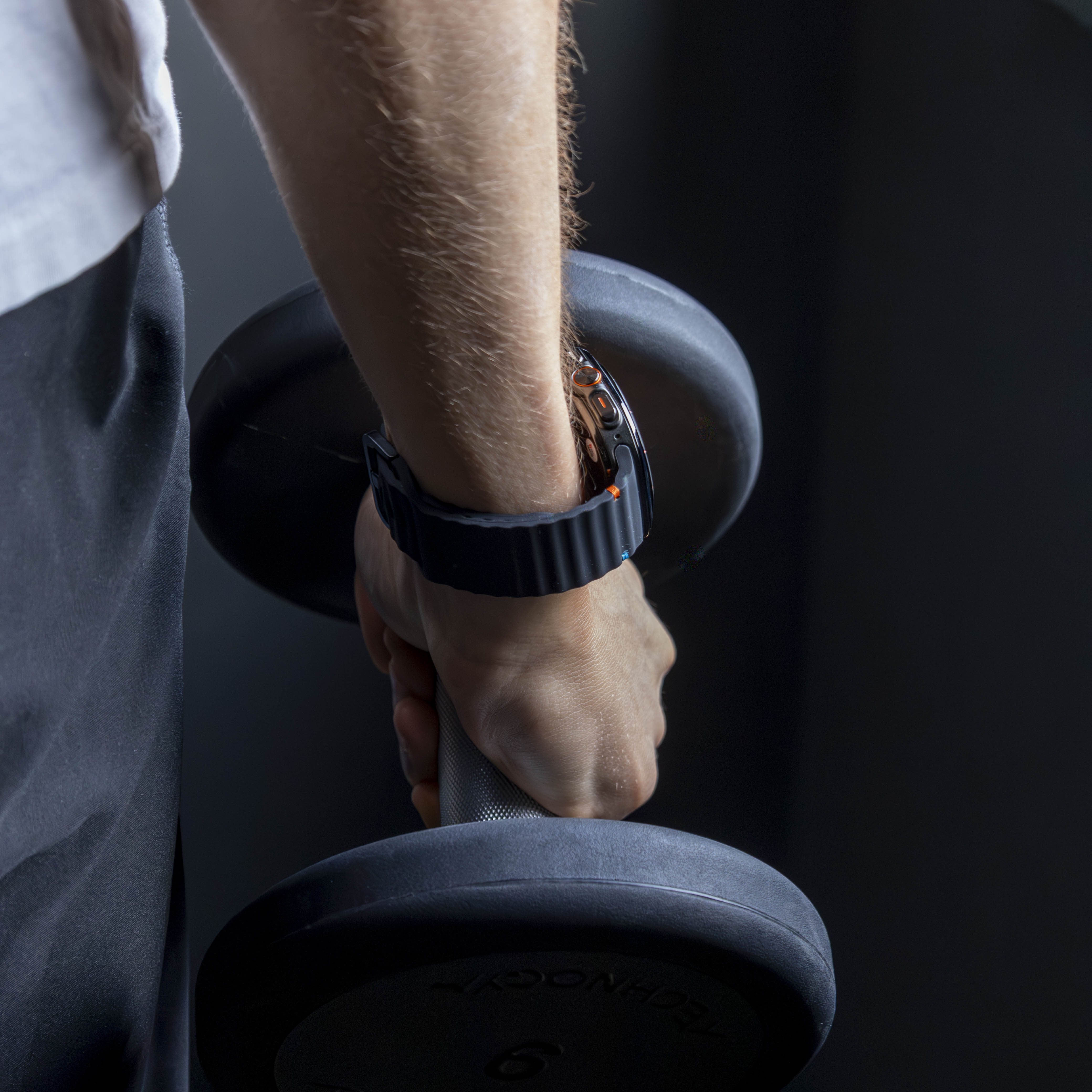 Samsung Galaxy Watch Ultra Wave Silikonarmband (Schwarz)