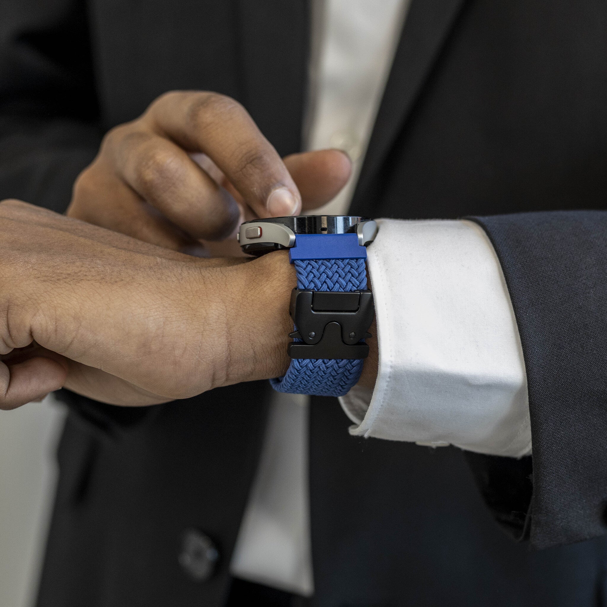 Amazfit Balance 2 Braided Strap with P-Buckle (Blue)