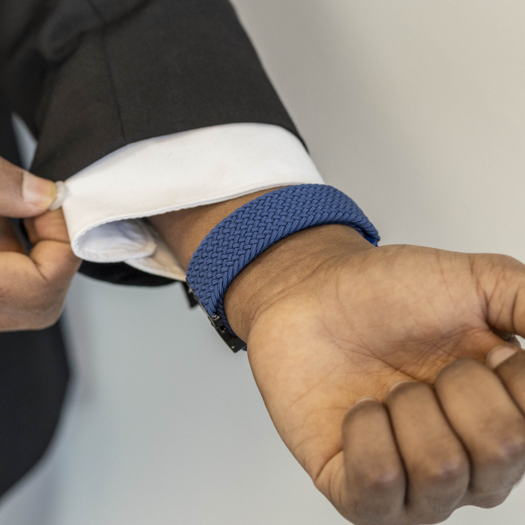 Correa entrelazado con hebilla Amazfit Balance 2 (azul)