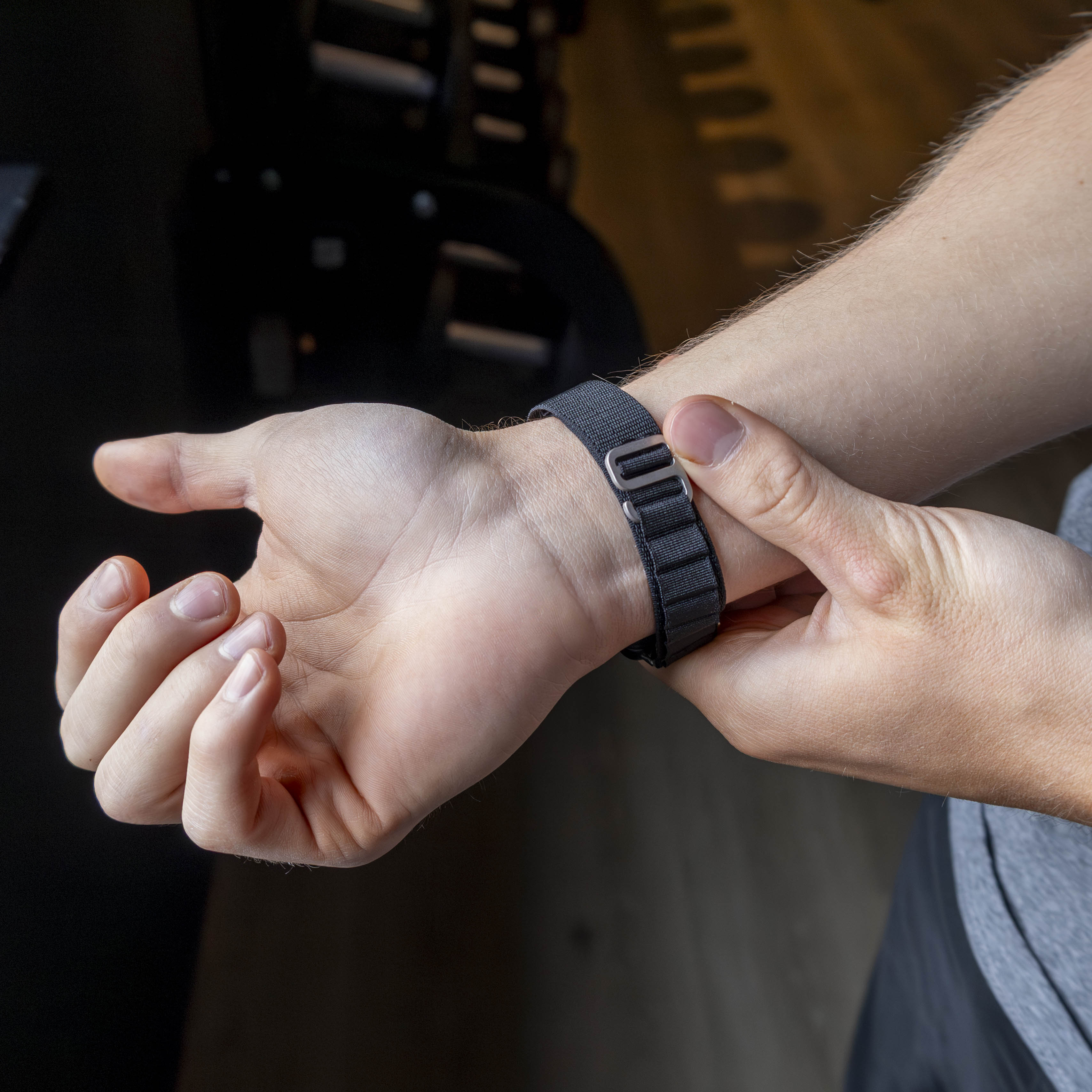 Samsung Galaxy Fit 3 Alpine Nylonarmband (Schwarz)