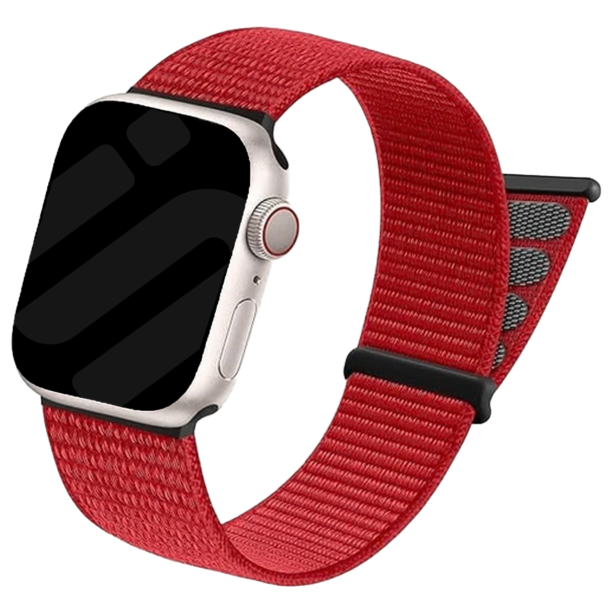 Apple Watch Nylon Loop Strap (Red)