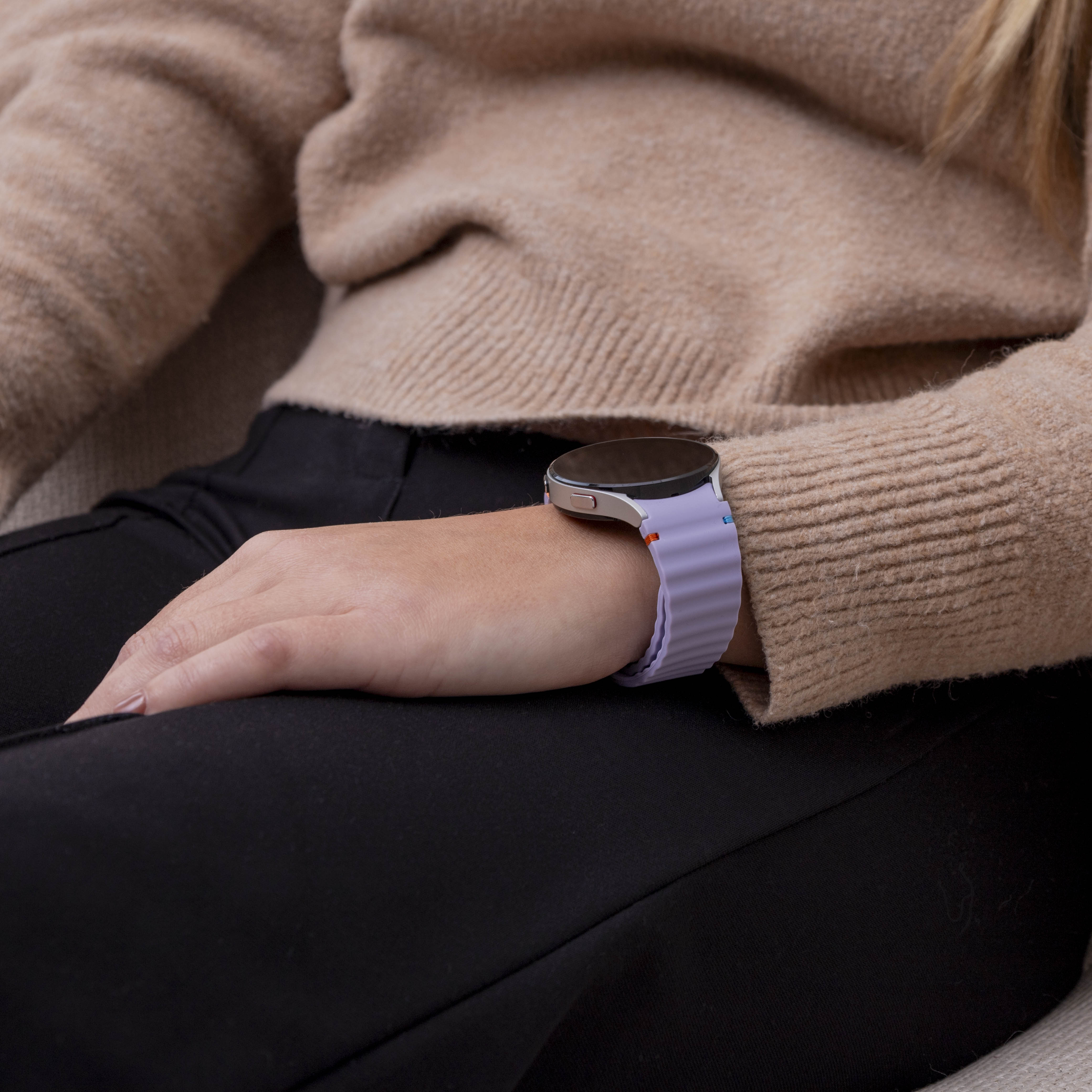 Samsung Galaxy Watch 7 - 40mm Wave Strap (Light Purple)