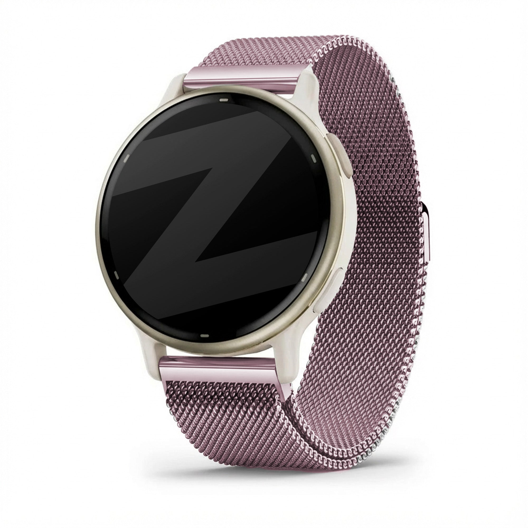 Bandz Garmin Vivoactive 5 Milanese Loop Strap (Pink)