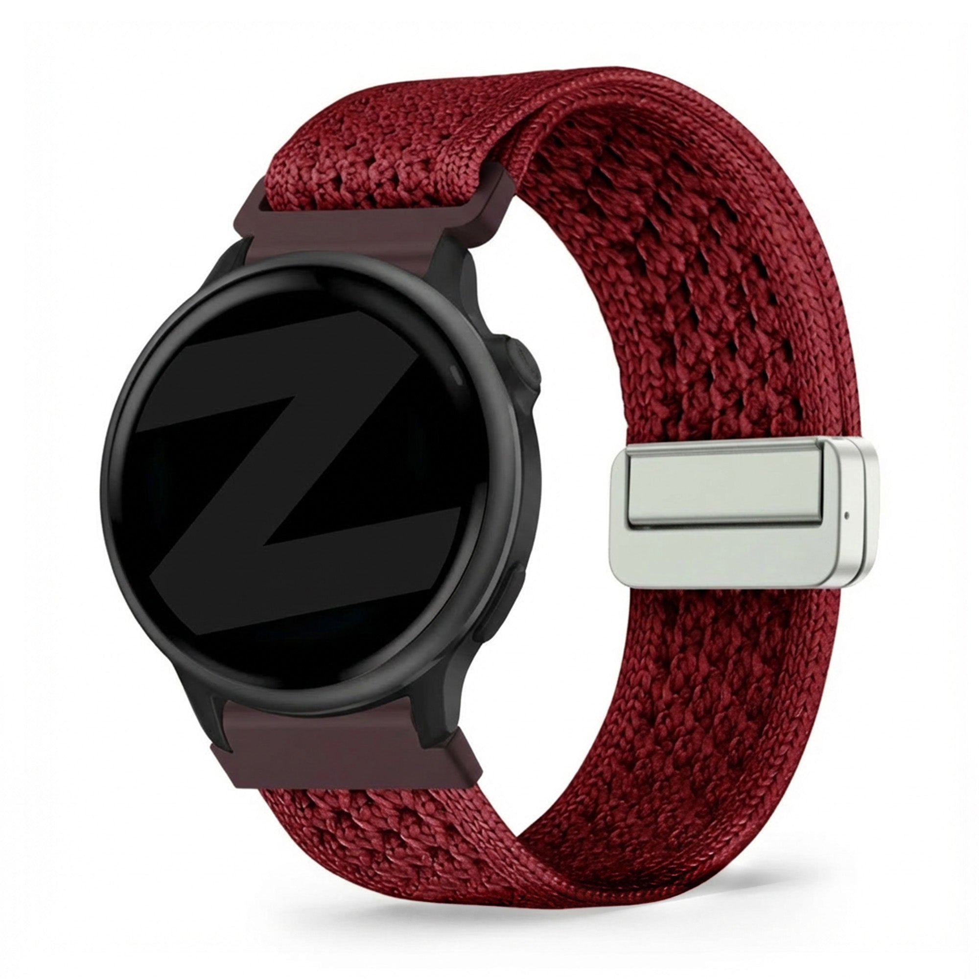Bandz Garmin Forerunner 70 Vintage Nylon Strap (Wine Red)