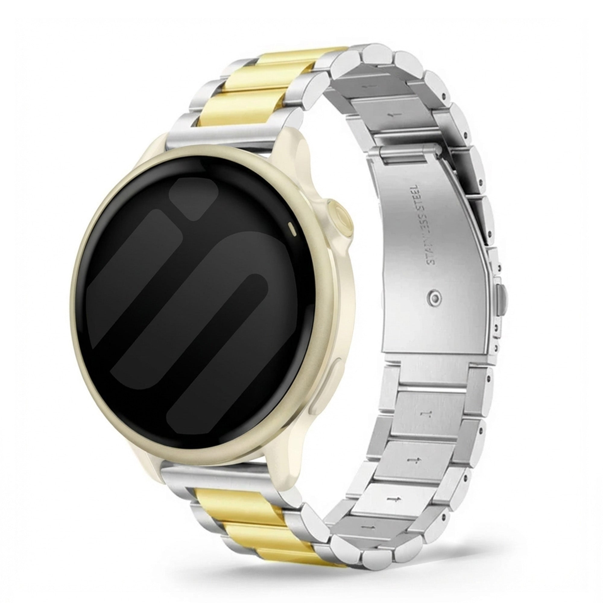 Correa acero Garmin Vivoactive 6 (plateado/dorado)