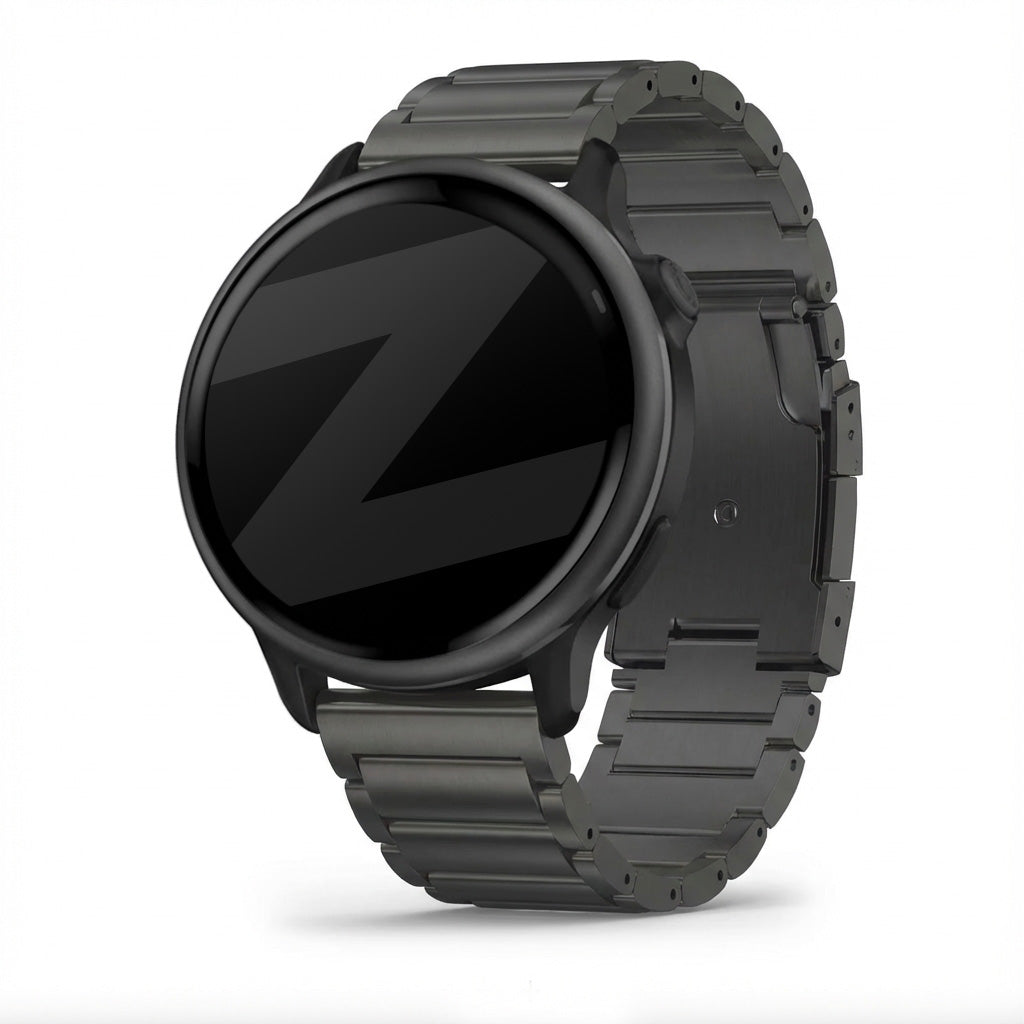 Bandz Correa titanio Garmin Vivoactive 6 (negro)