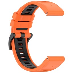 Correa deportiva con hebilla Garmin Instinct E - 45mm (naranja/negra)
