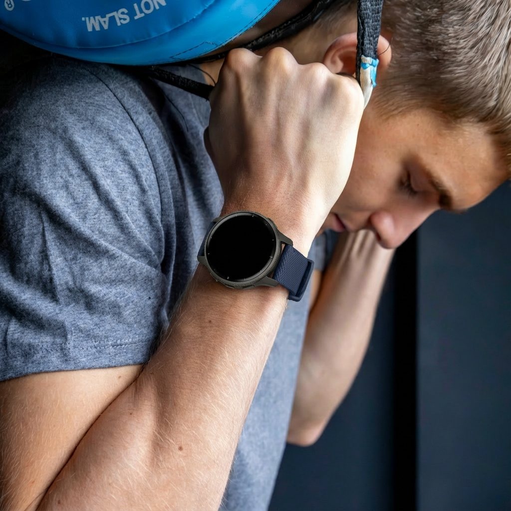 Garmin Forerunner 245 Silicone Strap (Dark Blue)