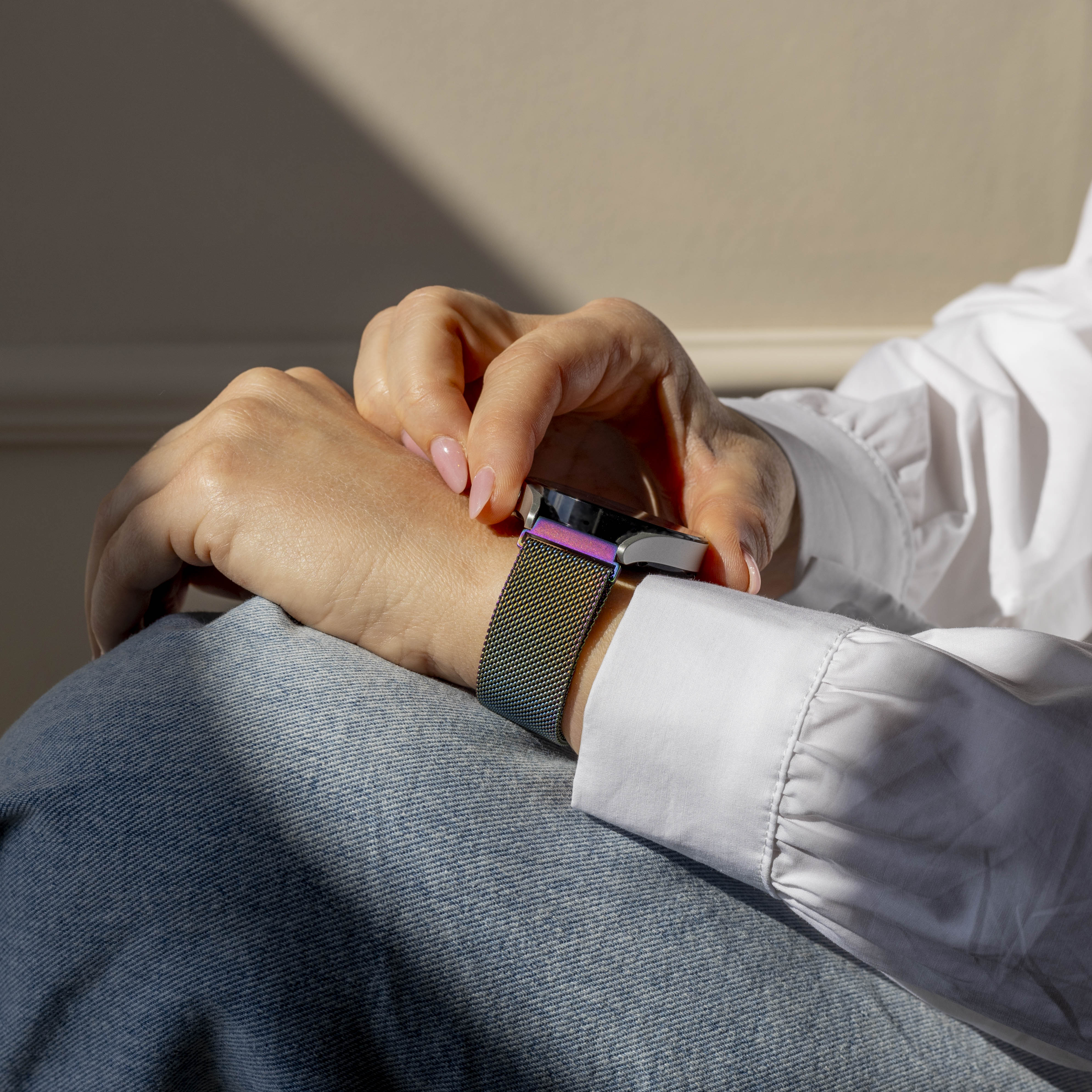 Xiaomi Amazfit GTS Milanese Strap (Pearlescent)