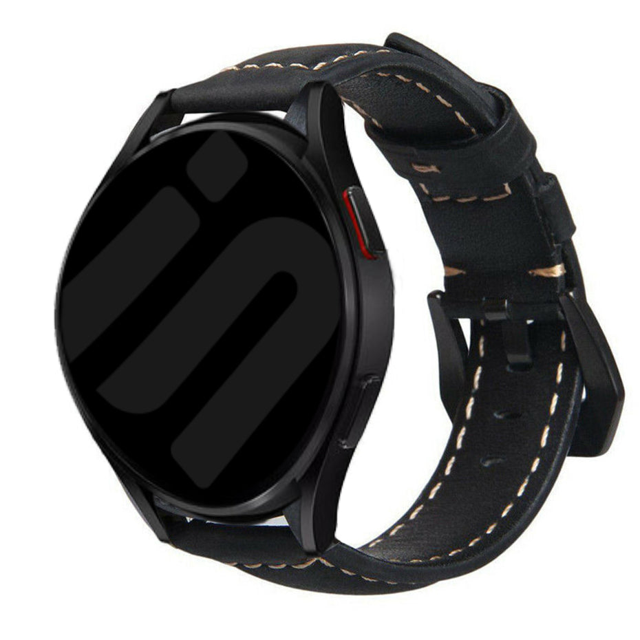 Amazfit Cheetah (Pro) Leather Strap (Black)