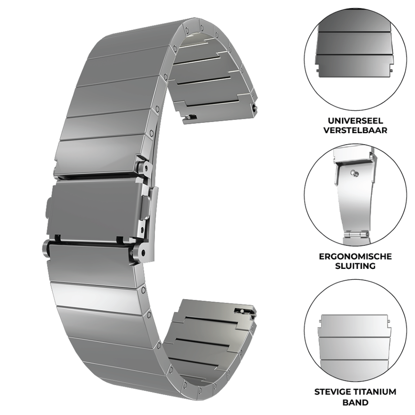 Huawei Watch Ultimate luxus Titanarmband (Silber)