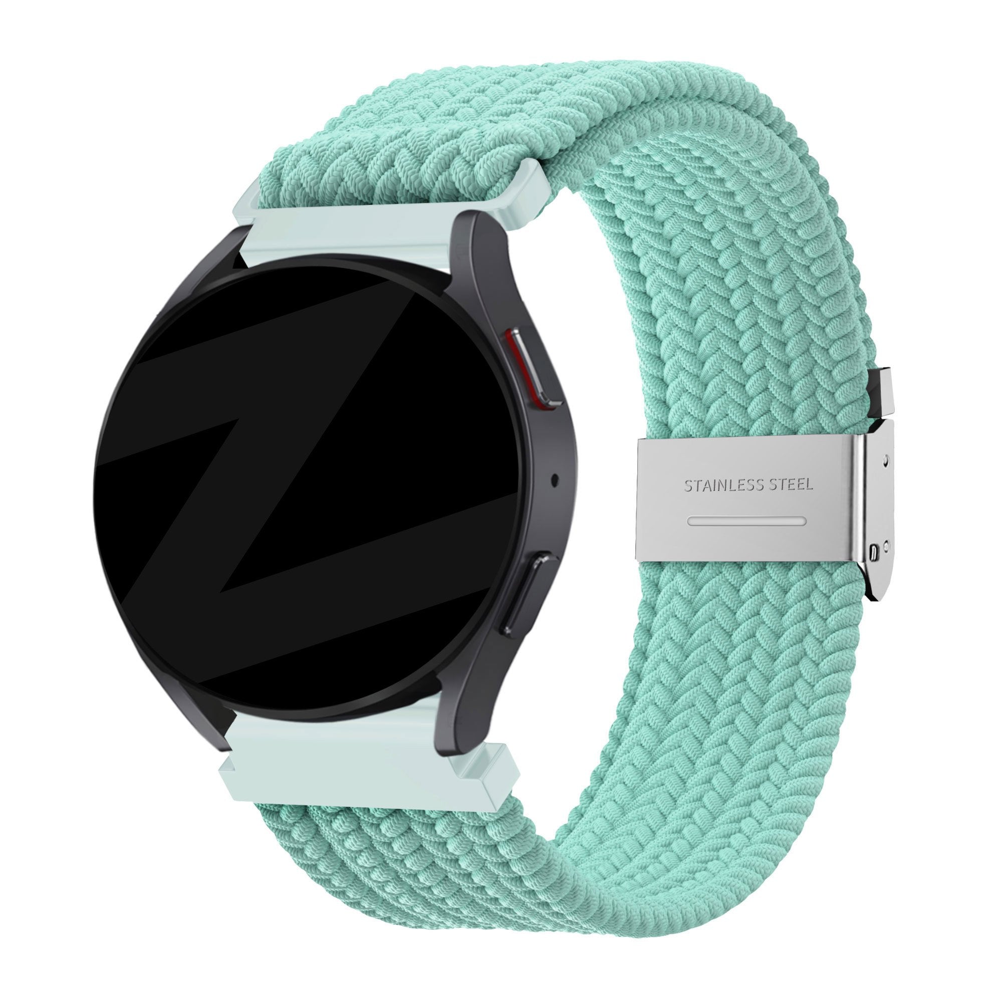 Bandz Garmin Vivomove HR Gewebtes Nylonarmband (Türkis)