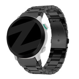 Bandz Garmin Instinct E - 45mm stalen band 'Classic' (zwart)