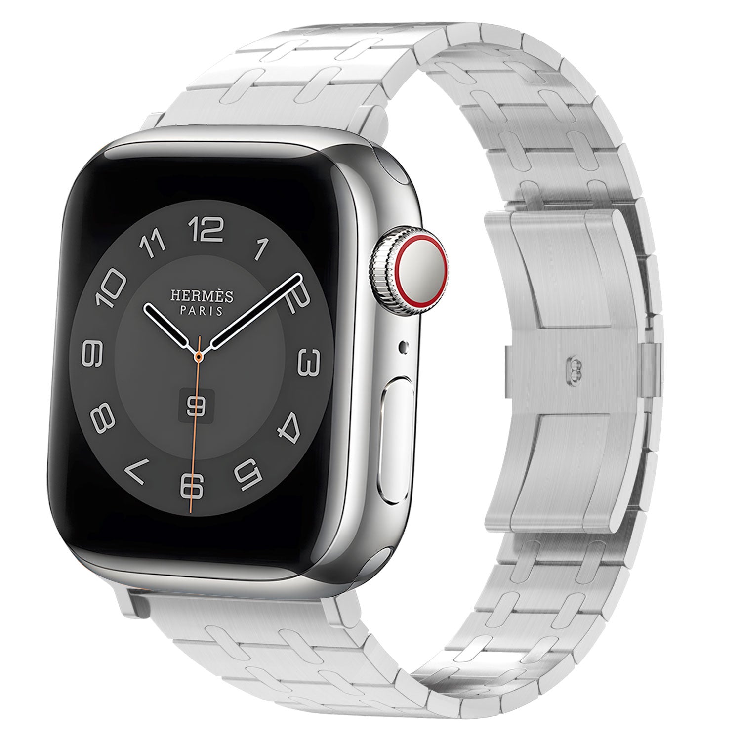 BALR Apple Watch Ultra Stainless Steel Strap (Silver)