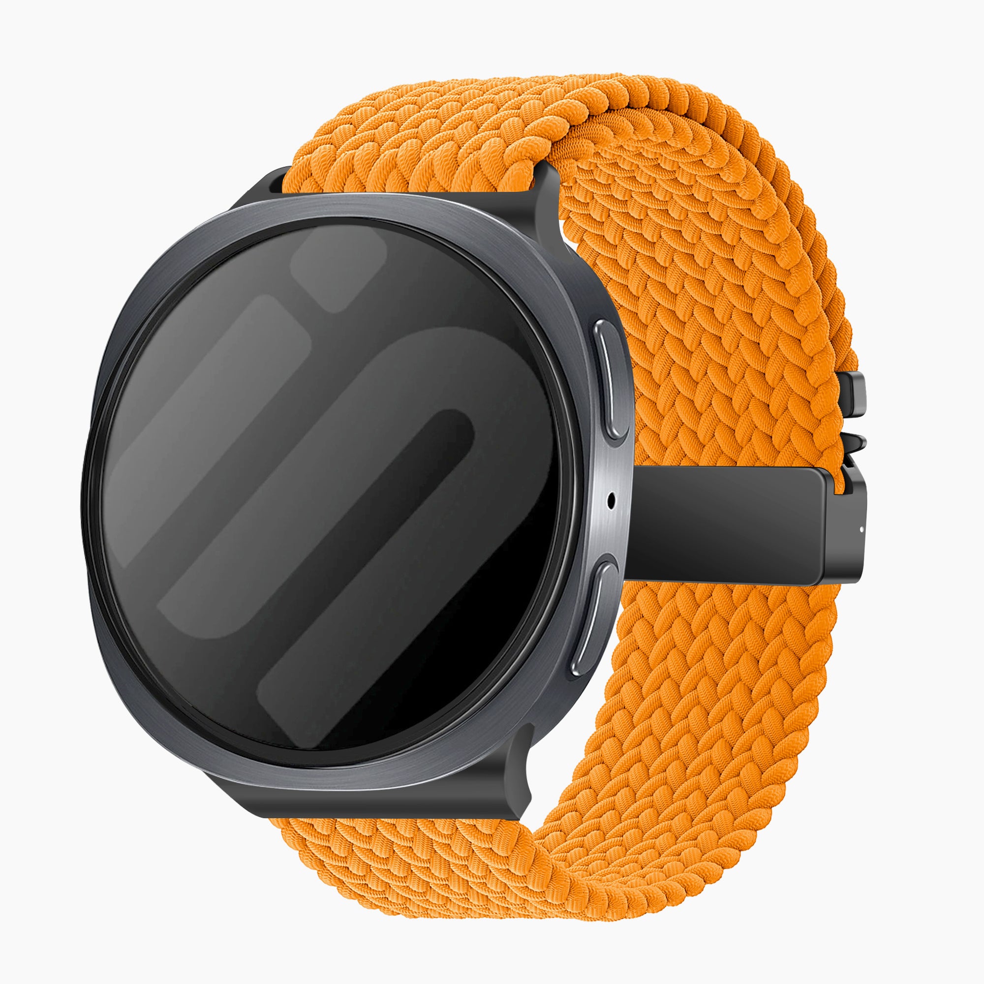Samsung Galaxy Watch 9 - 44mm Braided Strap P-Buckle (Orange)