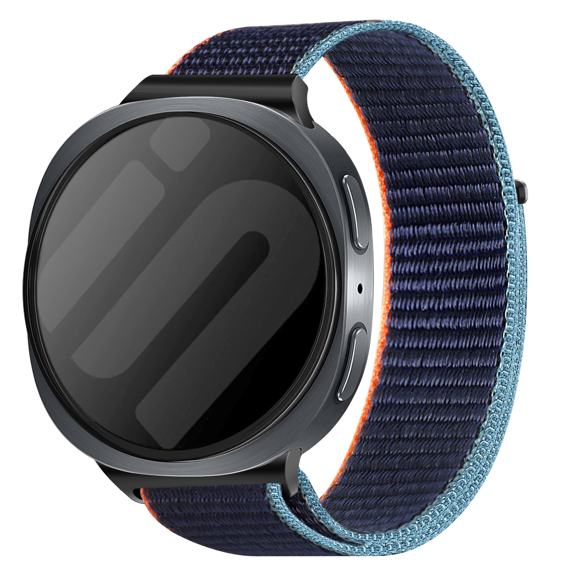 Bracelet nylon Samsung Galaxy Watch 8 - 40mm (bleu foncé mix)