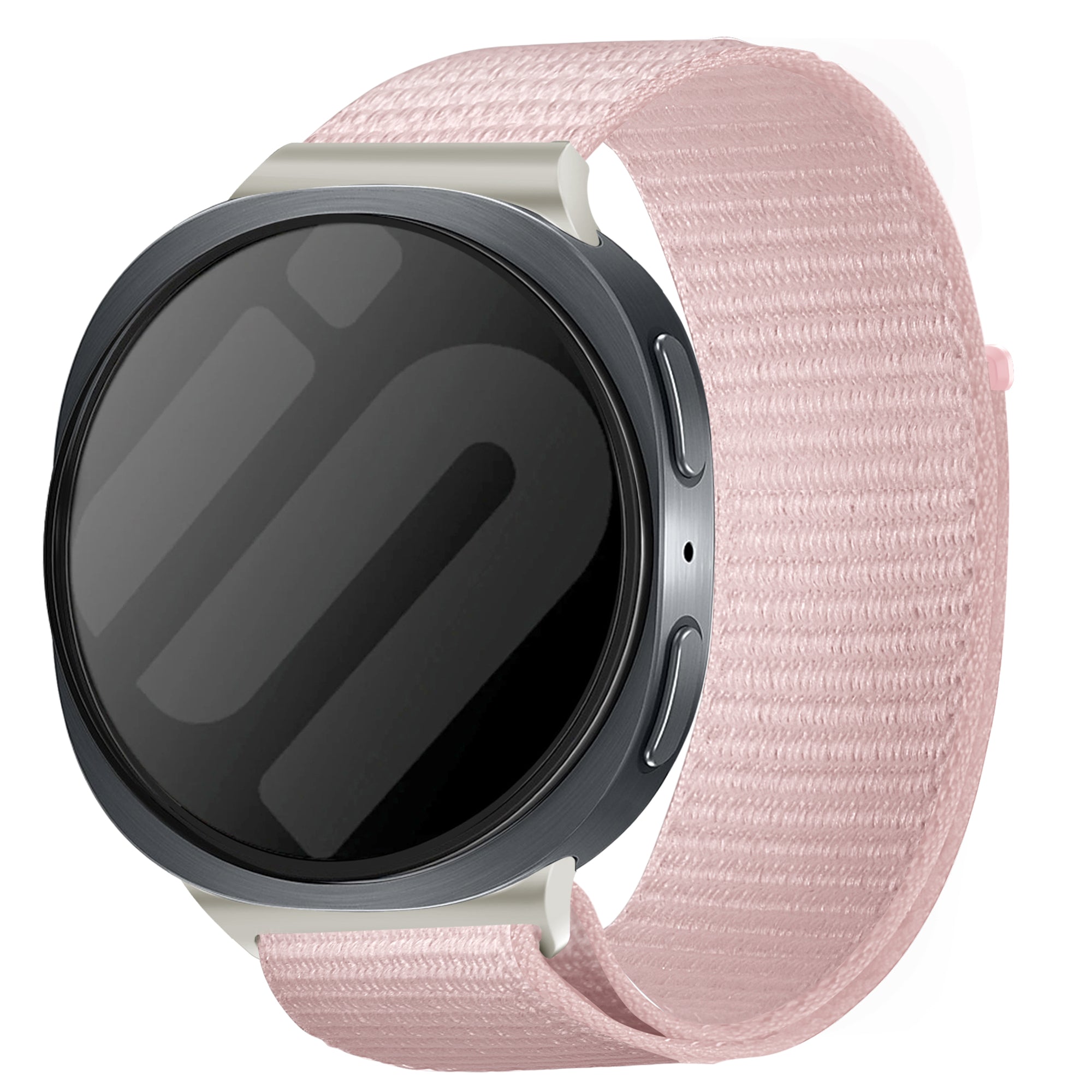Samsung Galaxy Watch 8 Classic Nylonarmband (Hell Rosa)