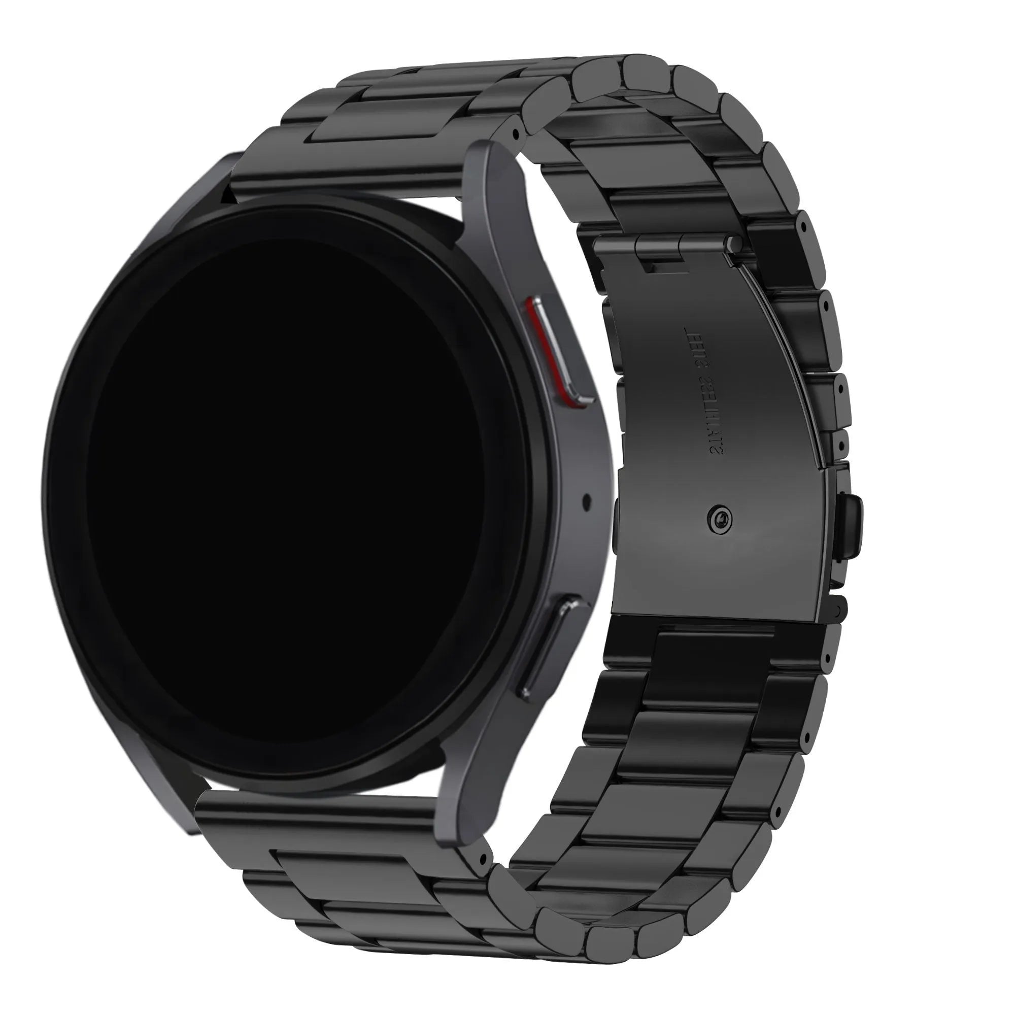 BALR Polar Grit X Pro Steel Link Strap (Black)