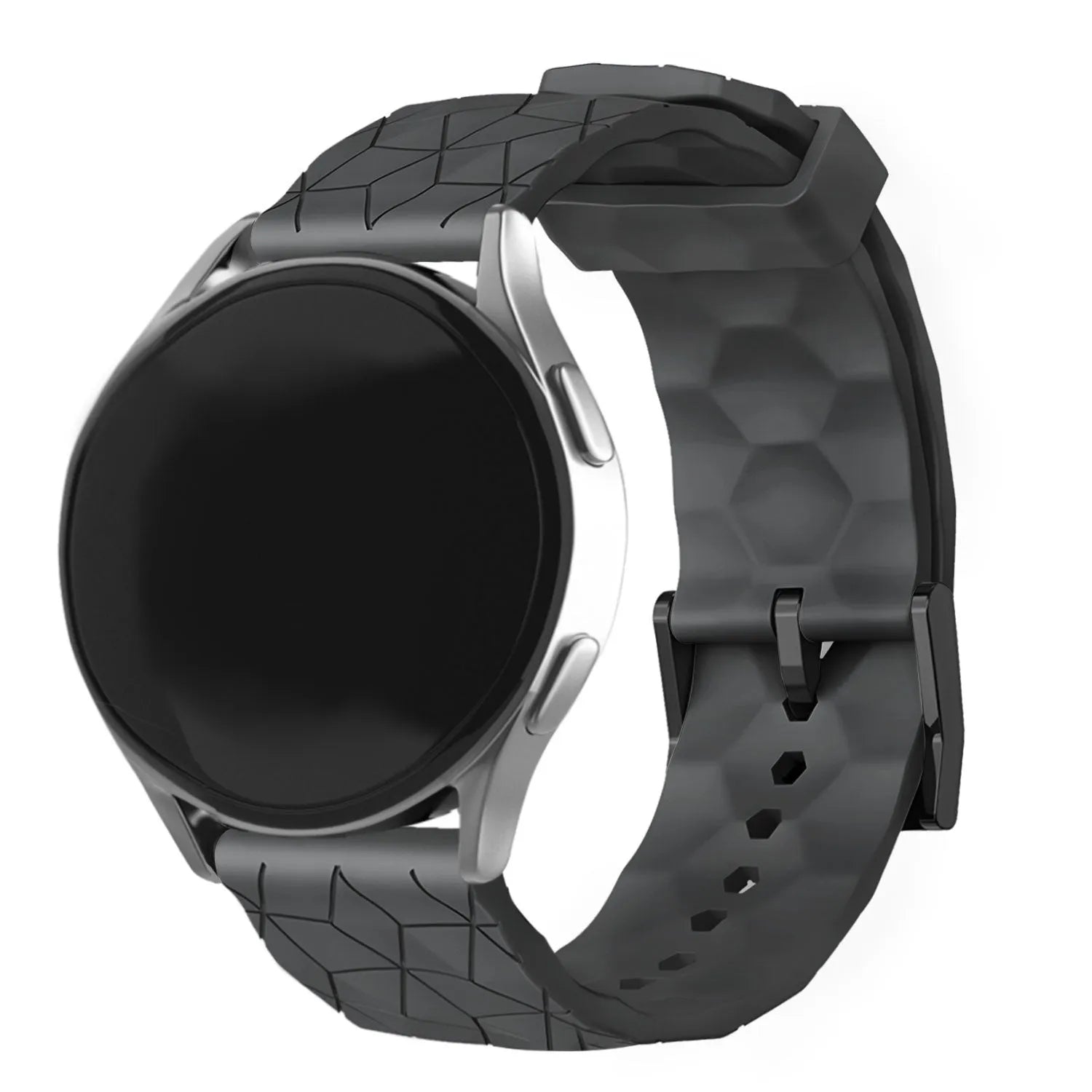 OnePlus Watch 3 Silikon Hexa Armband (Schwarz)