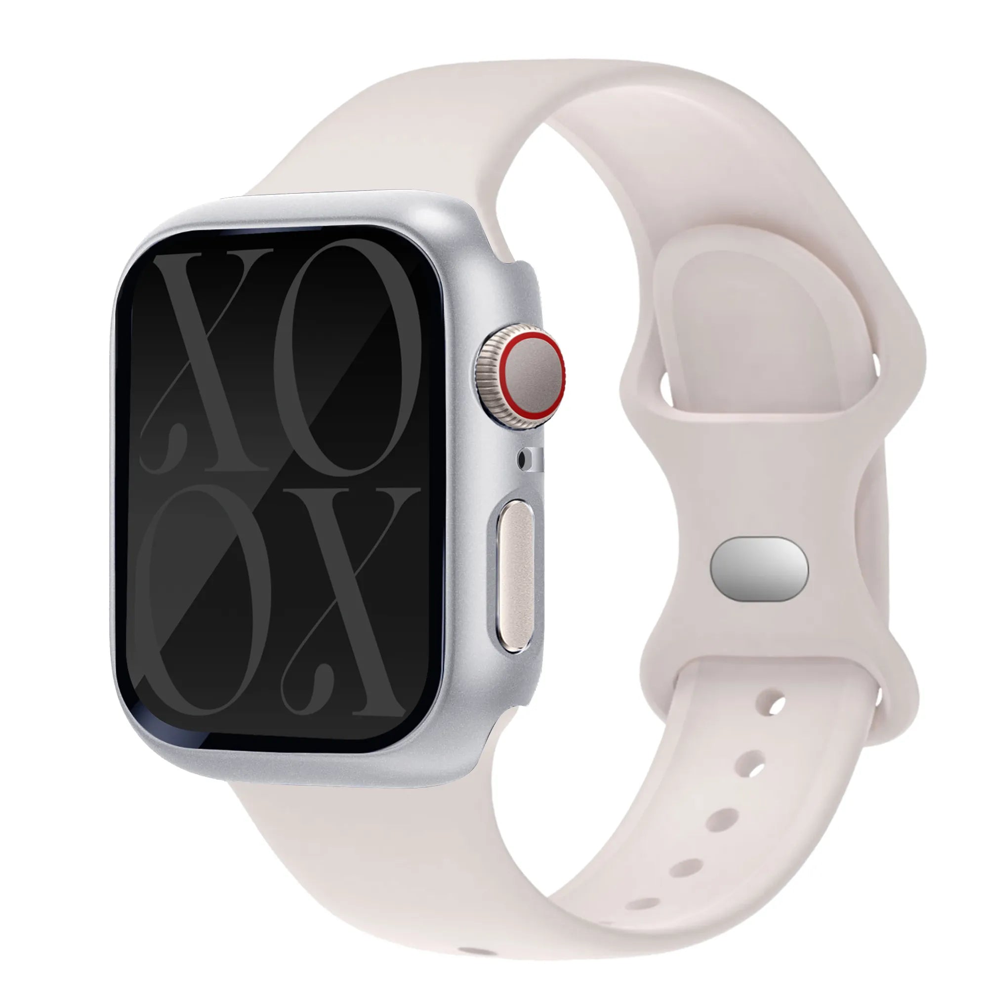 xoxo Wildhearts Apple Watch Case - zilver