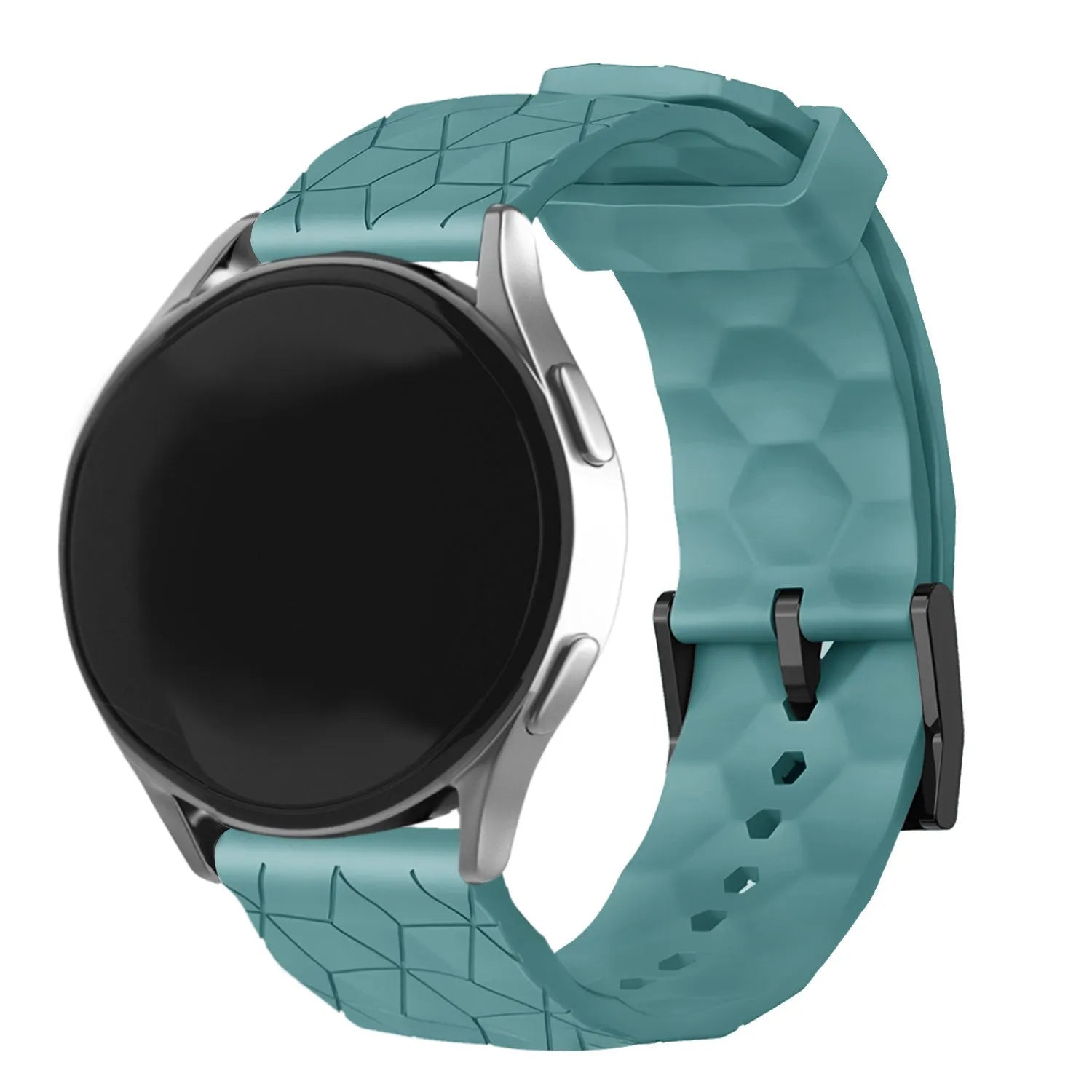 Bracelet silicone 'Hexagone' Oppo Watch X3 (grisbleu)