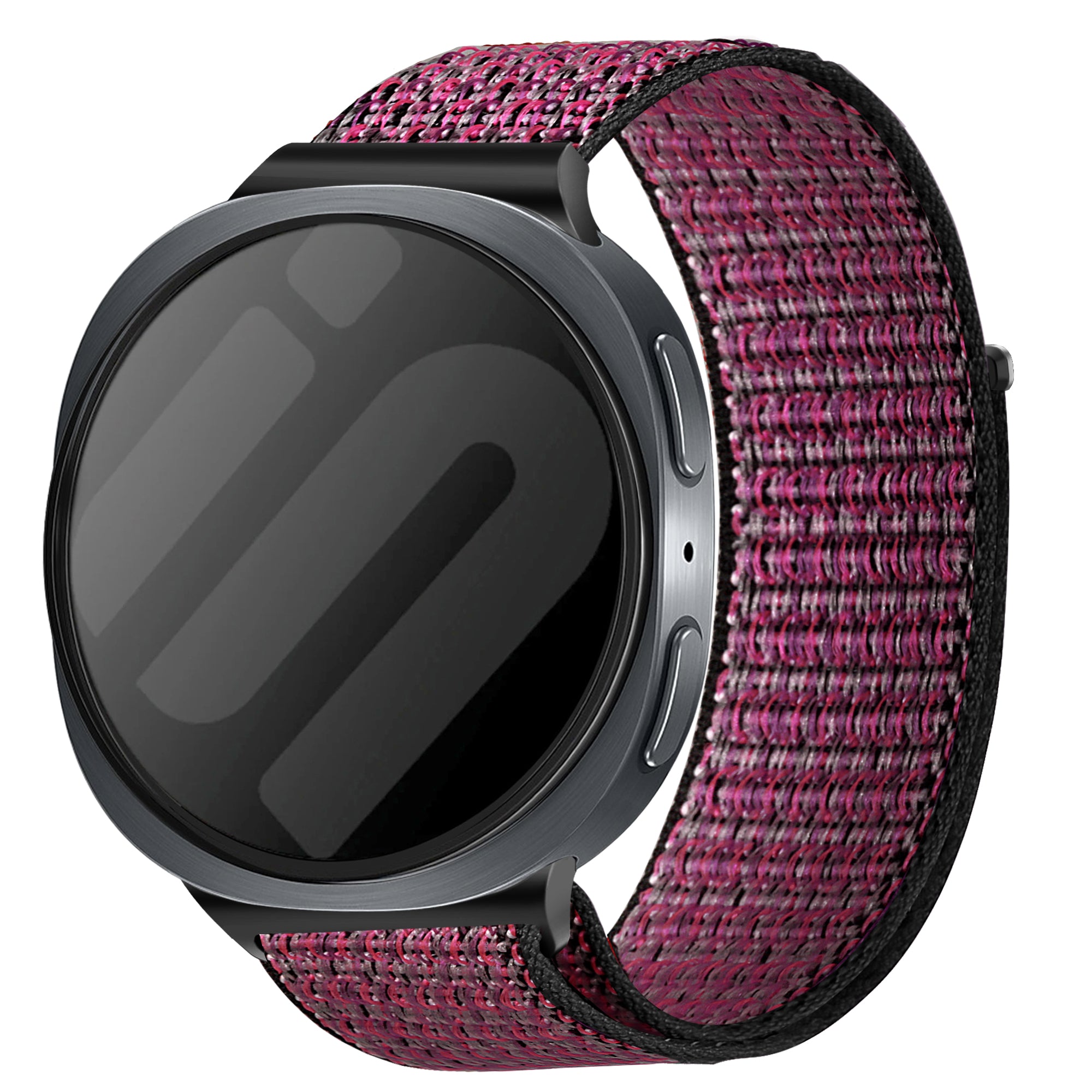 Samsung Galaxy Watch 8 Classic Nylon Strap (Crimson Berry)