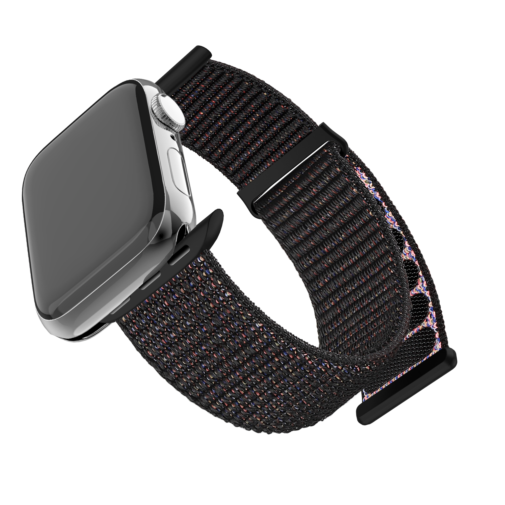 BALR Apple Watch Ultra nylon band (zwart)