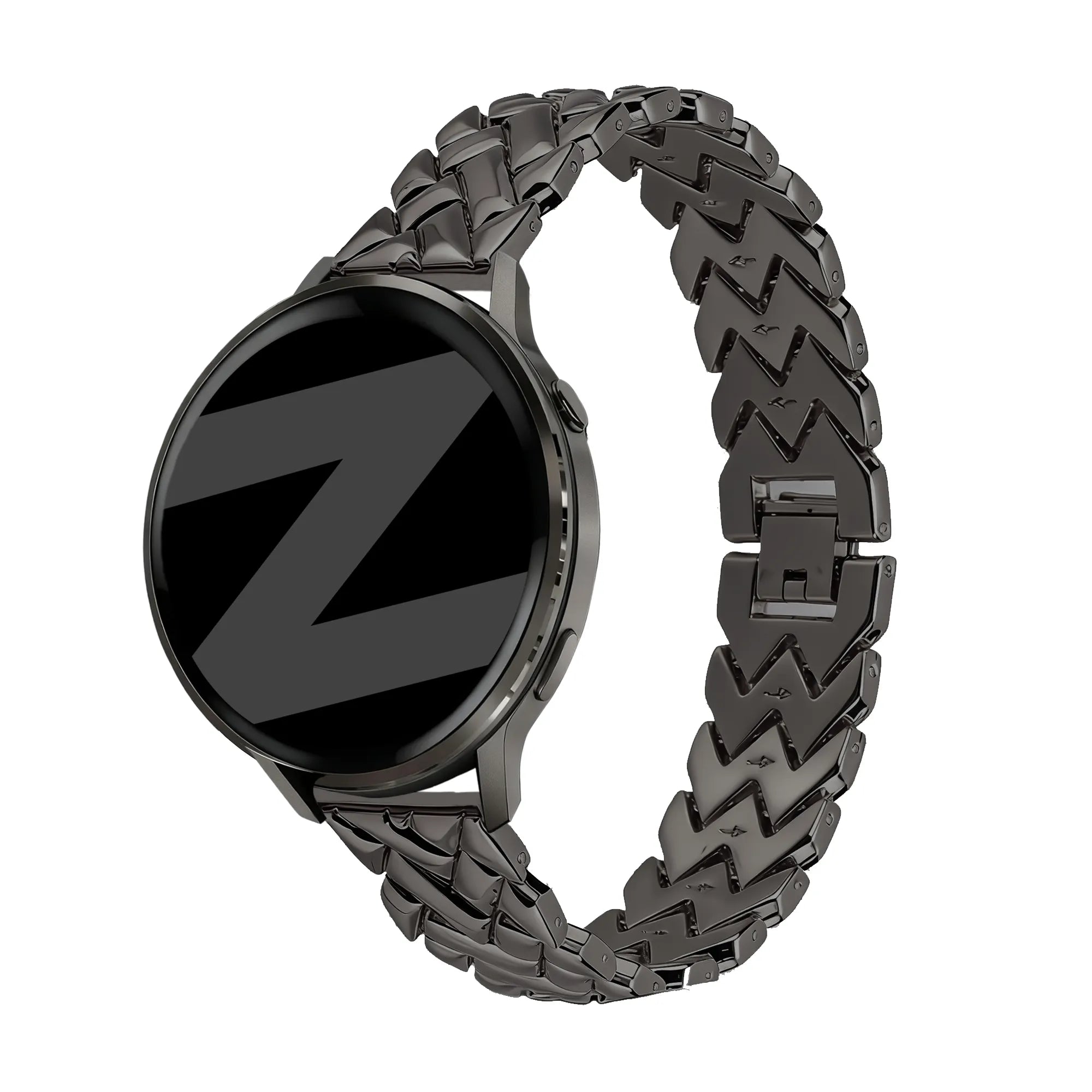 Bandz OnePlus Watch 3 - 43mm Metal Strap 'V-Type' (Black)