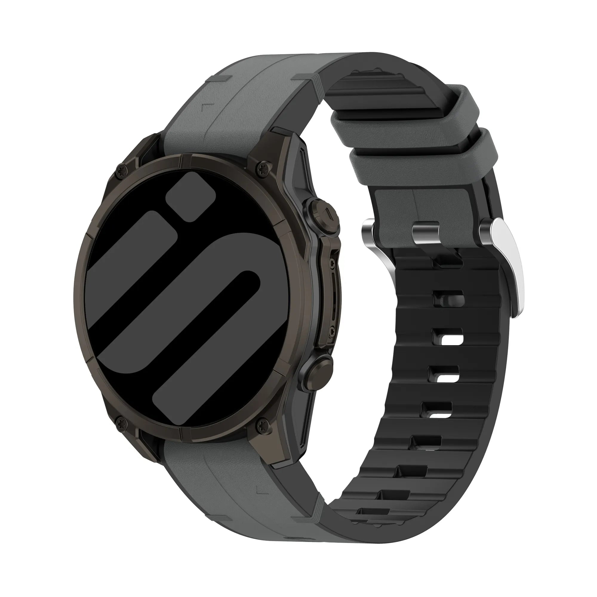 Bracelet cuir hybride Garmin Descent G2 (gris)