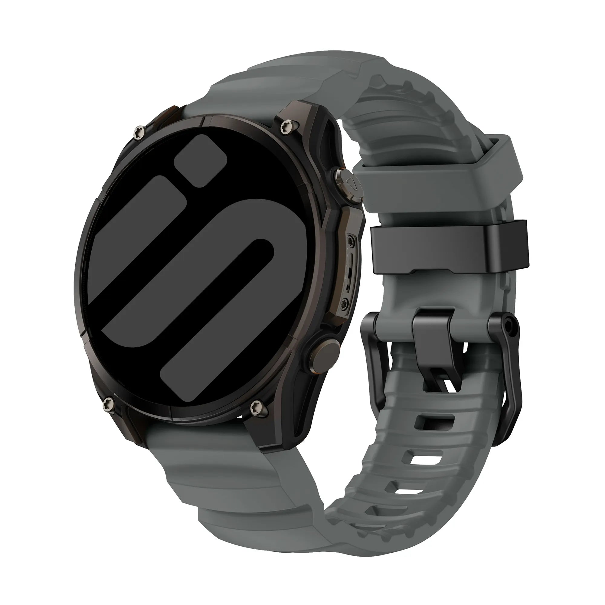 Garmin Fenix E Trail Silikonarmband (Dunkel Grau)