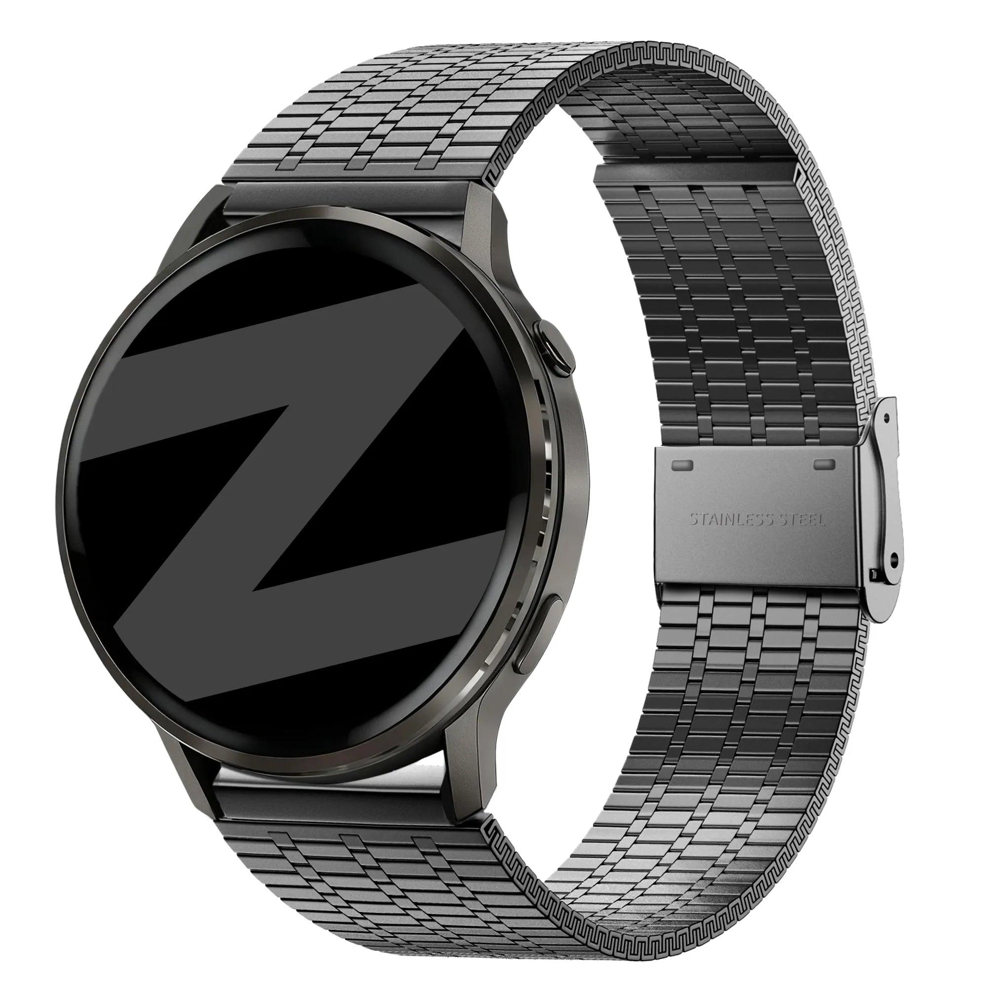 Bandz Bracelet acier ajustable Garmin Forerunner 70 (noir)